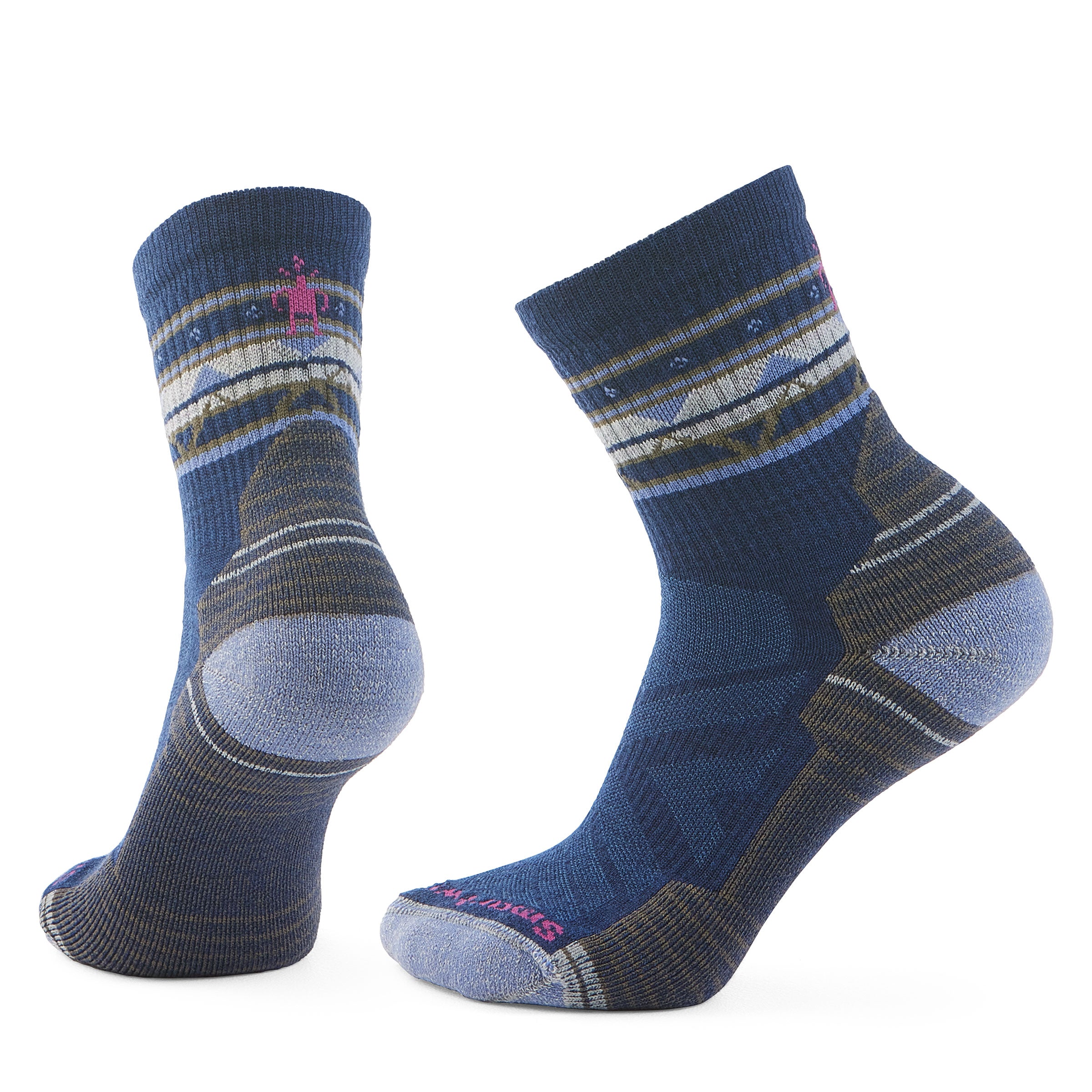 Women's Hike Zig Zag Valley Mid Crew Socks - Image 13