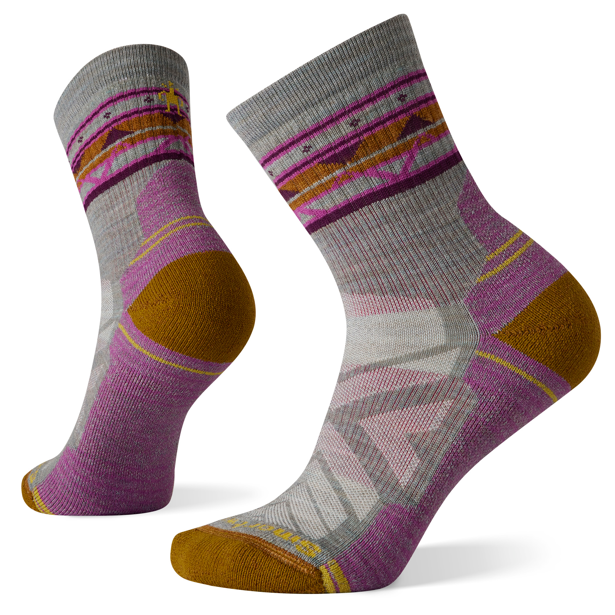 Women's Hike Zig Zag Valley Mid Crew Socks - Image 7