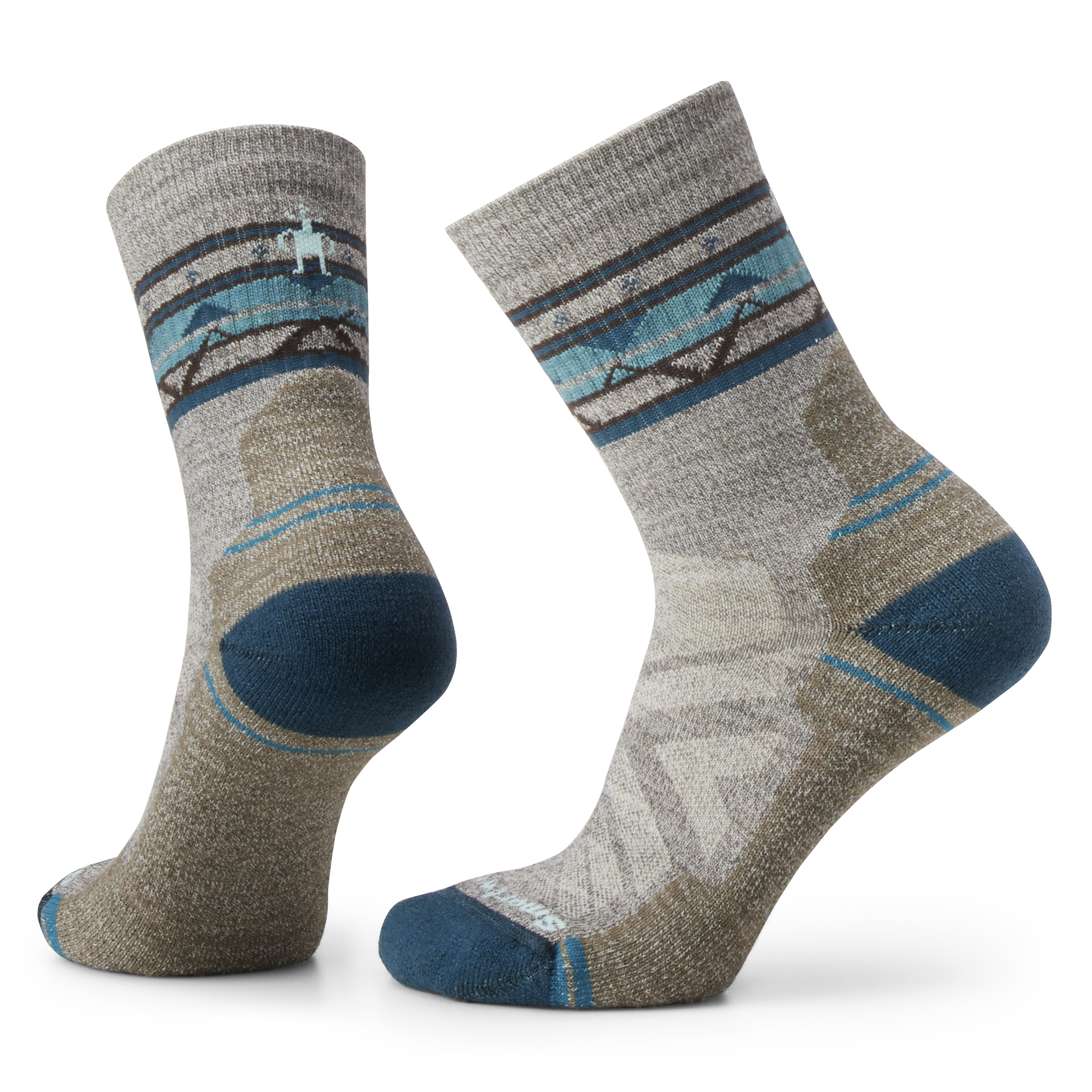 Women's Hike Zig Zag Valley Mid Crew Socks - Image 10
