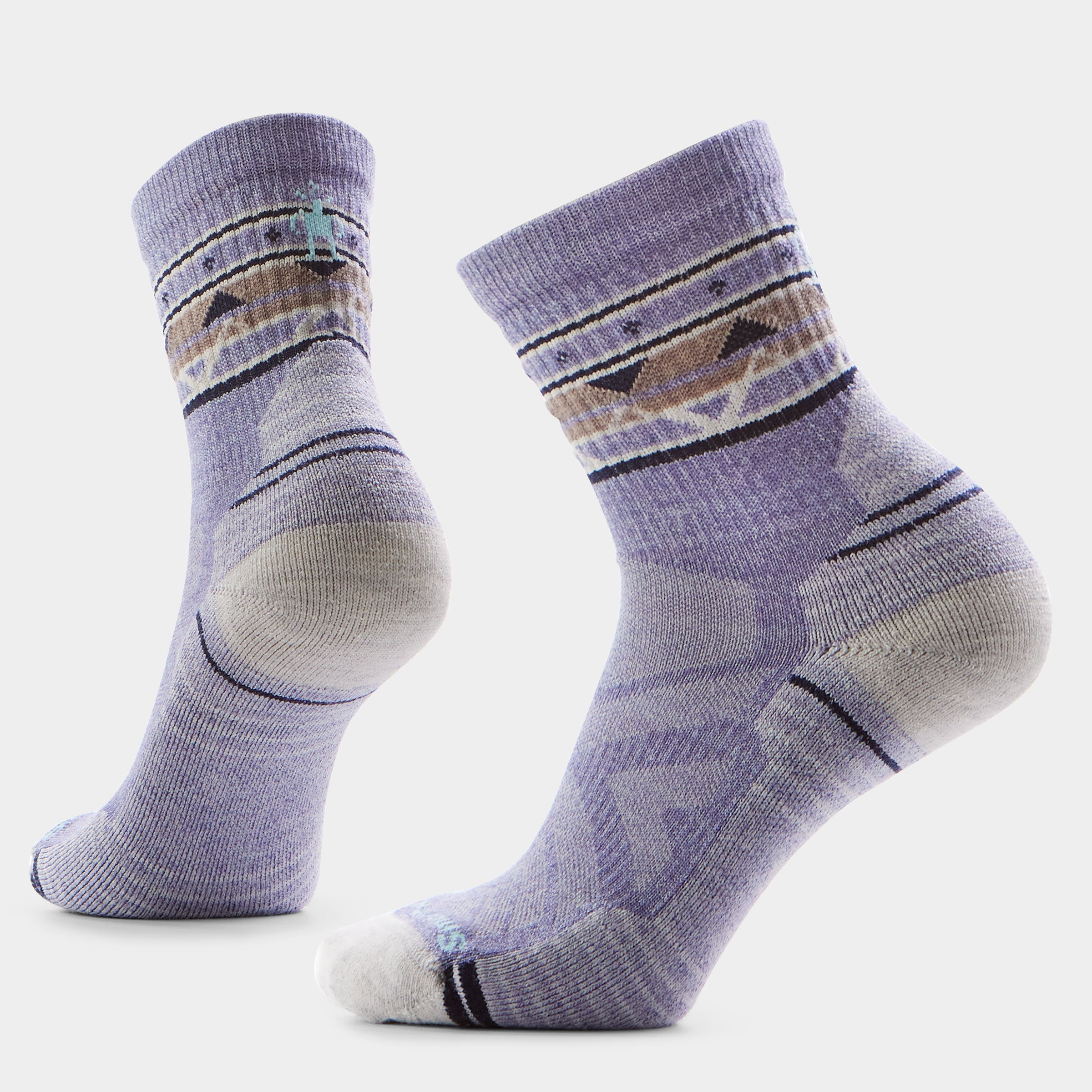 Women's Hike Zig Zag Valley Mid Crew Socks - Image 5