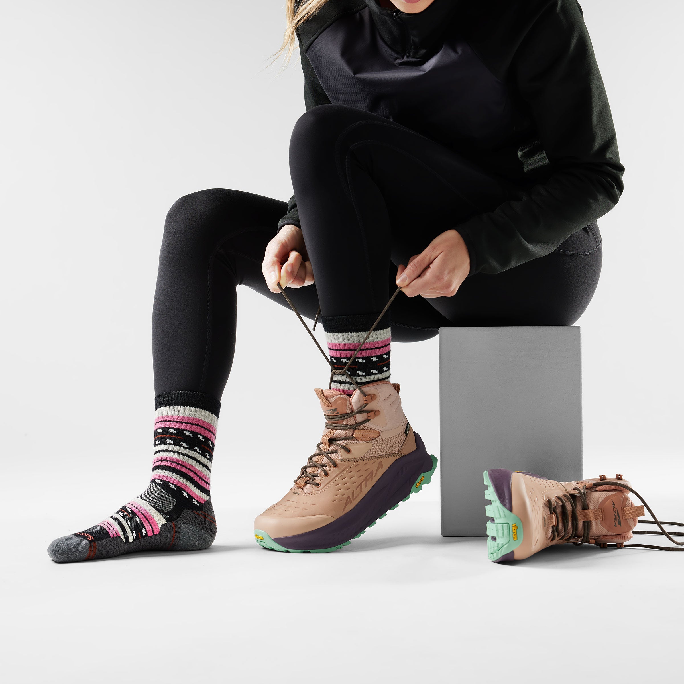 Women's Hike Margarita Crew Socks - Image 13