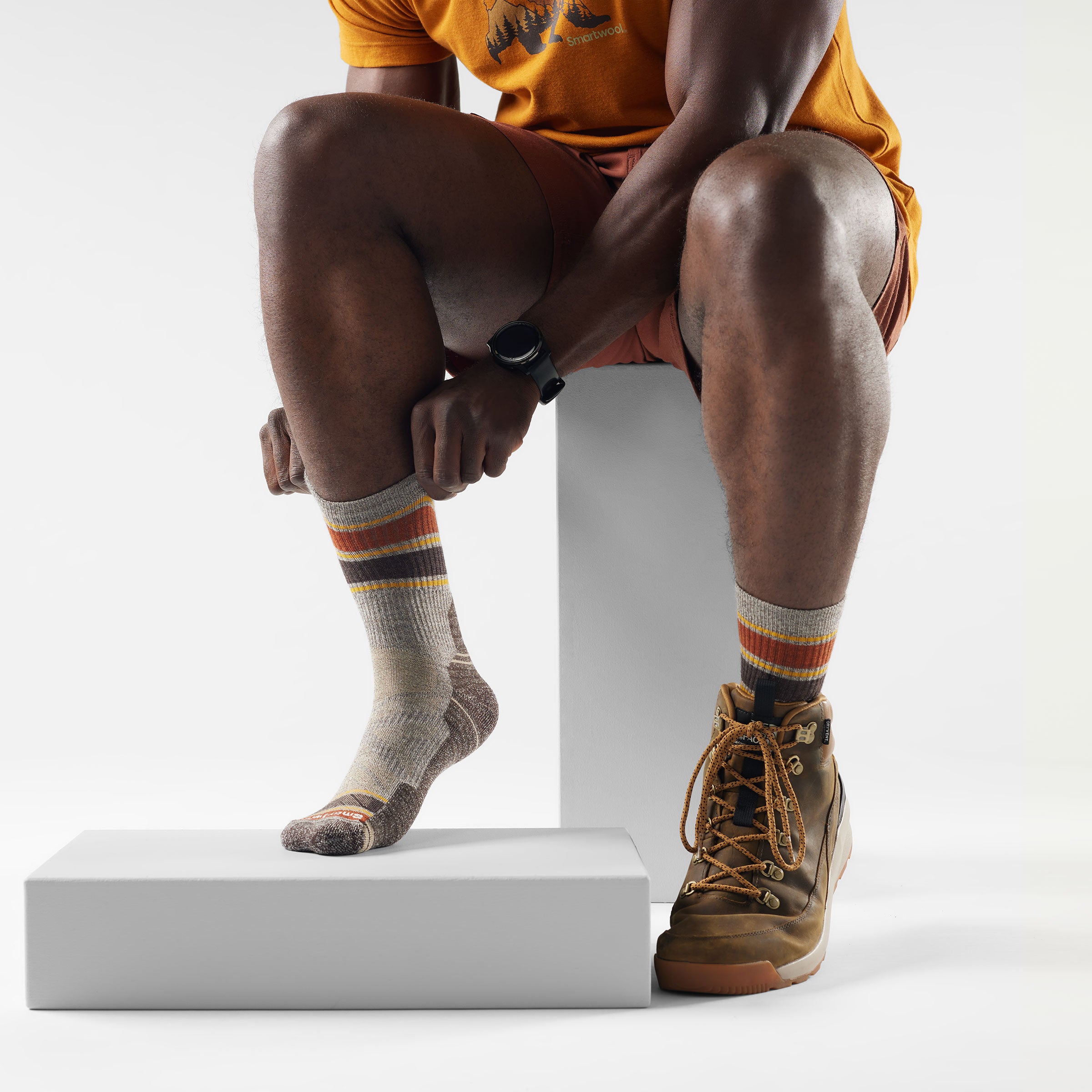 Hike Striped Mid Crew Socks - Image 4