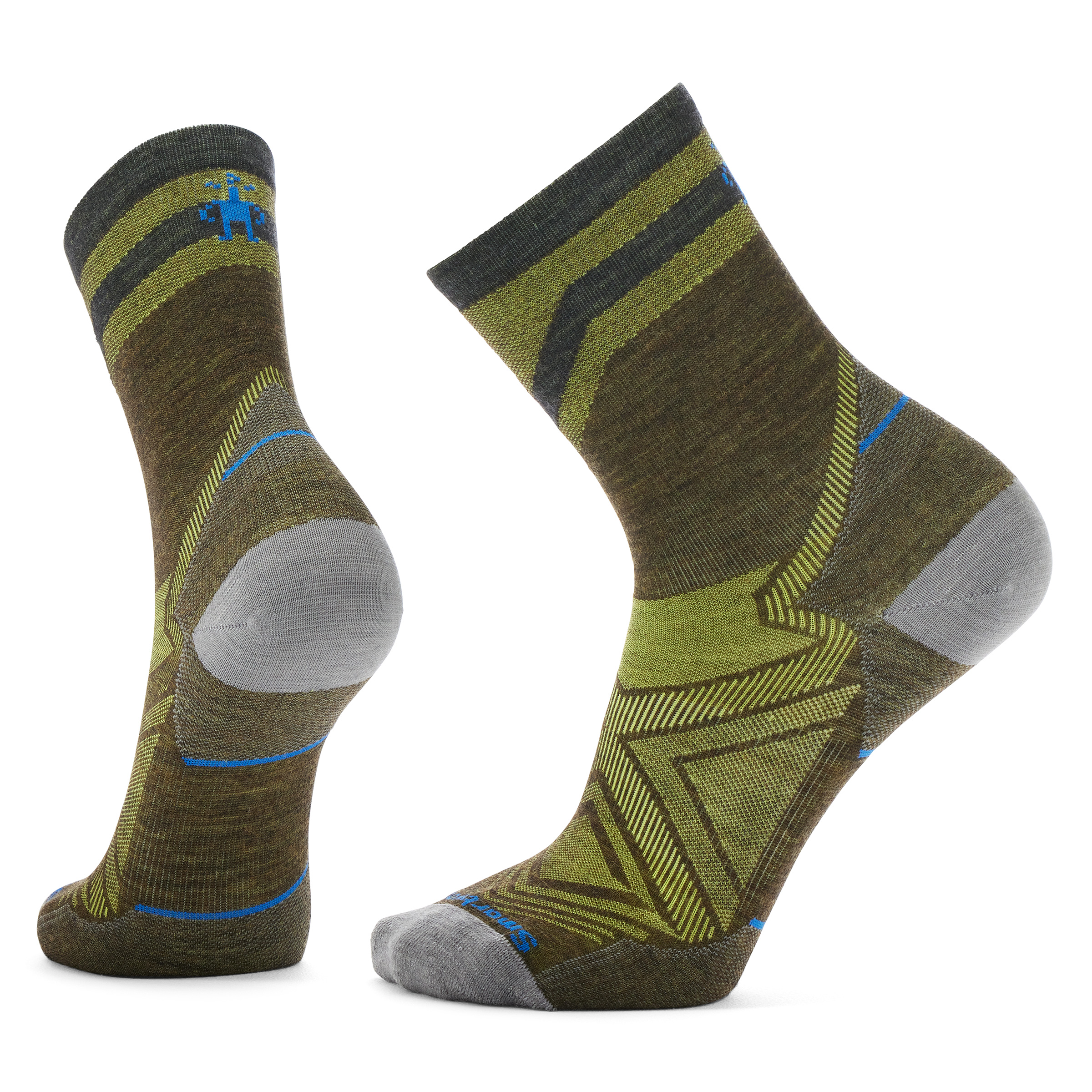 Run Mid Crew Pattern Socks - Image 3