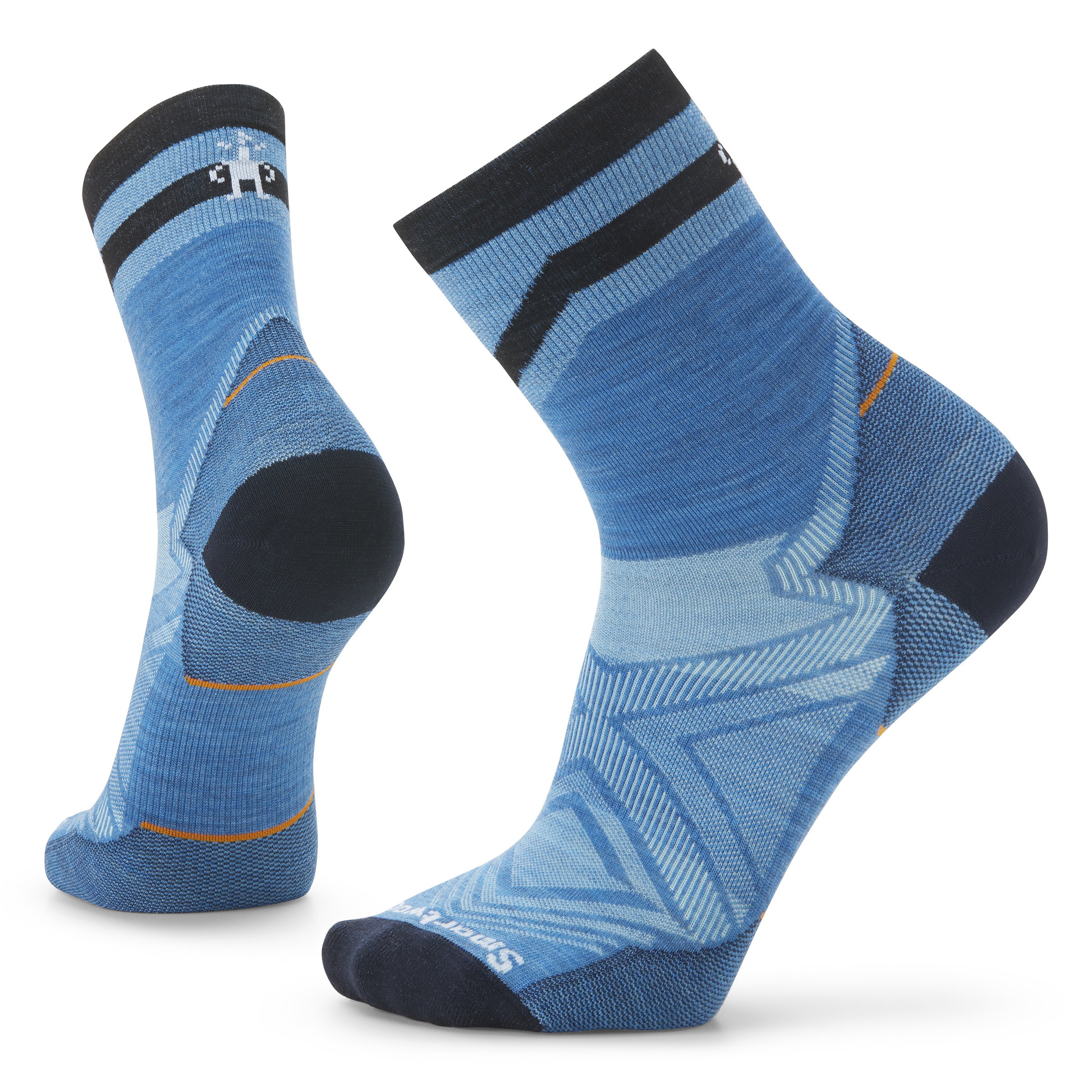 Run Mid Crew Pattern Socks - Image 7