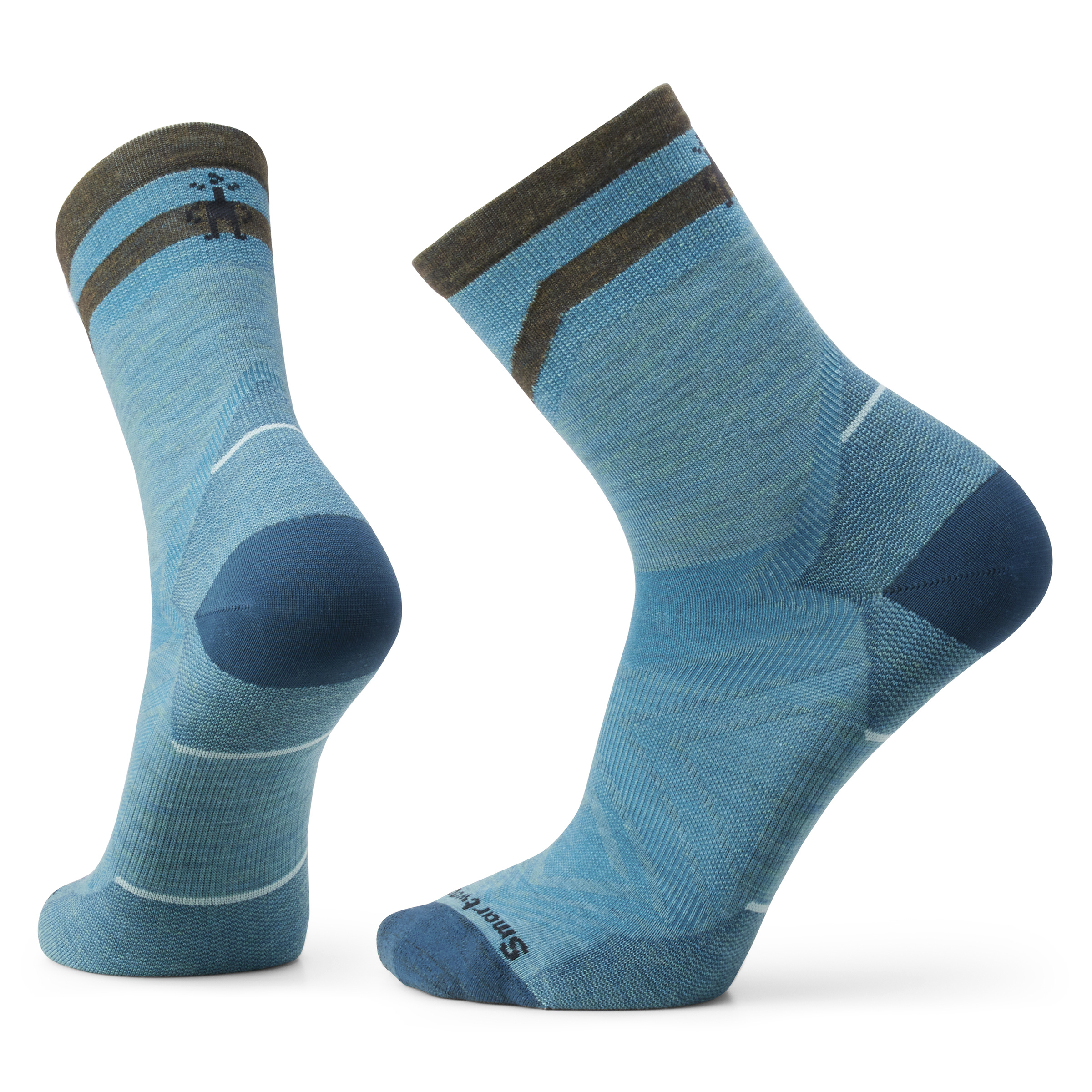 Run Mid Crew Pattern Socks - Image 4