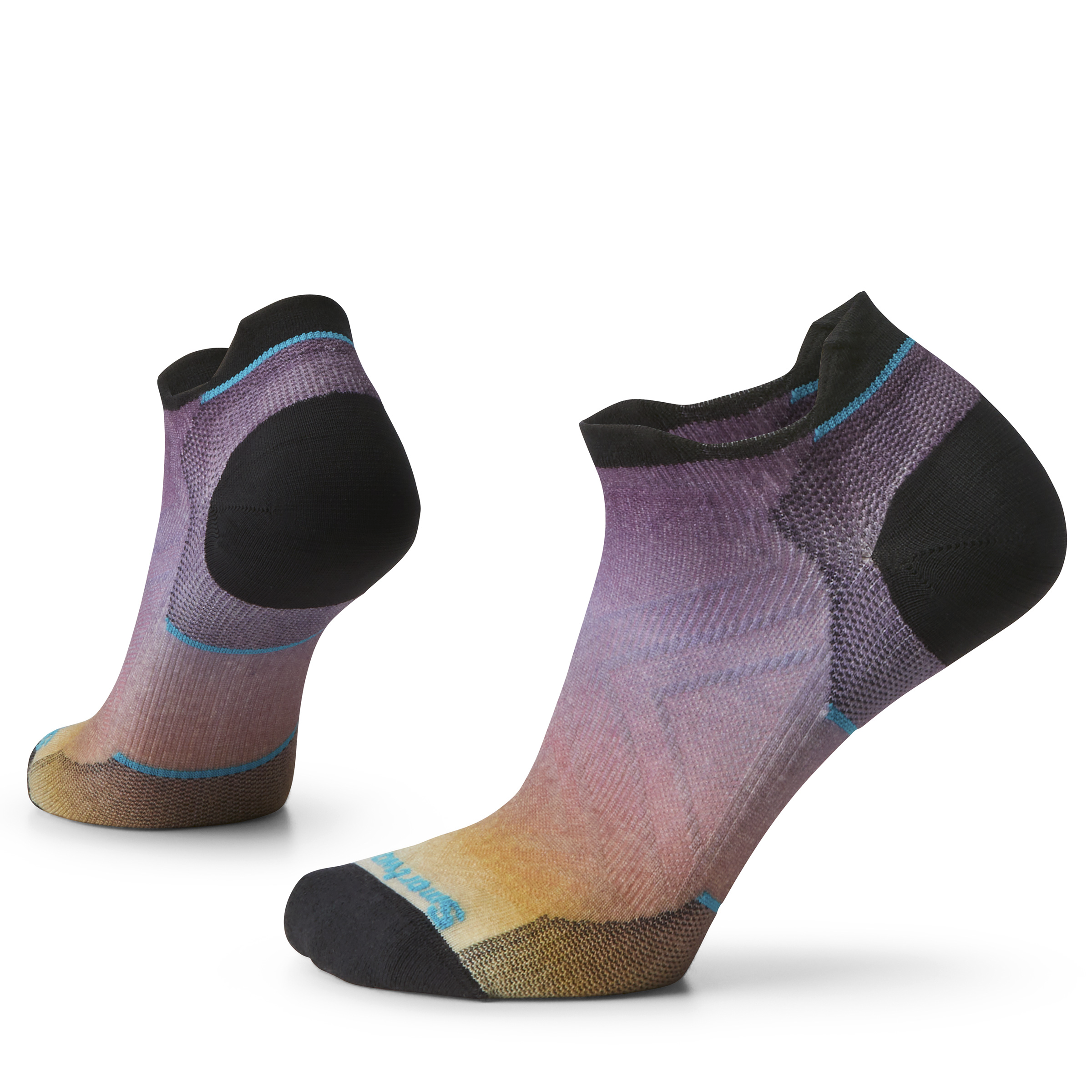 Women's Run Ombre Print Low Ankle Socks - Image 6