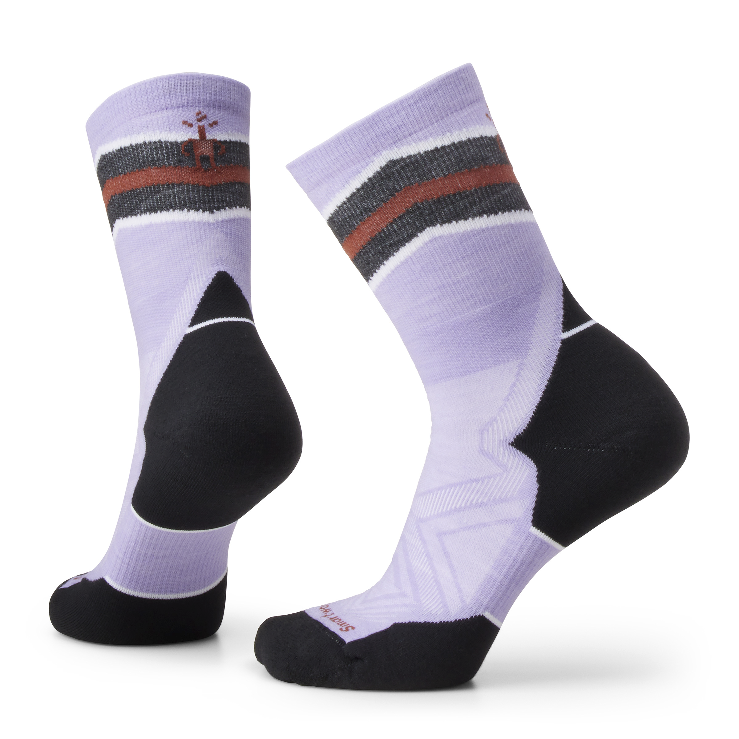 Women's Run Mid Crew Socks - Image 2