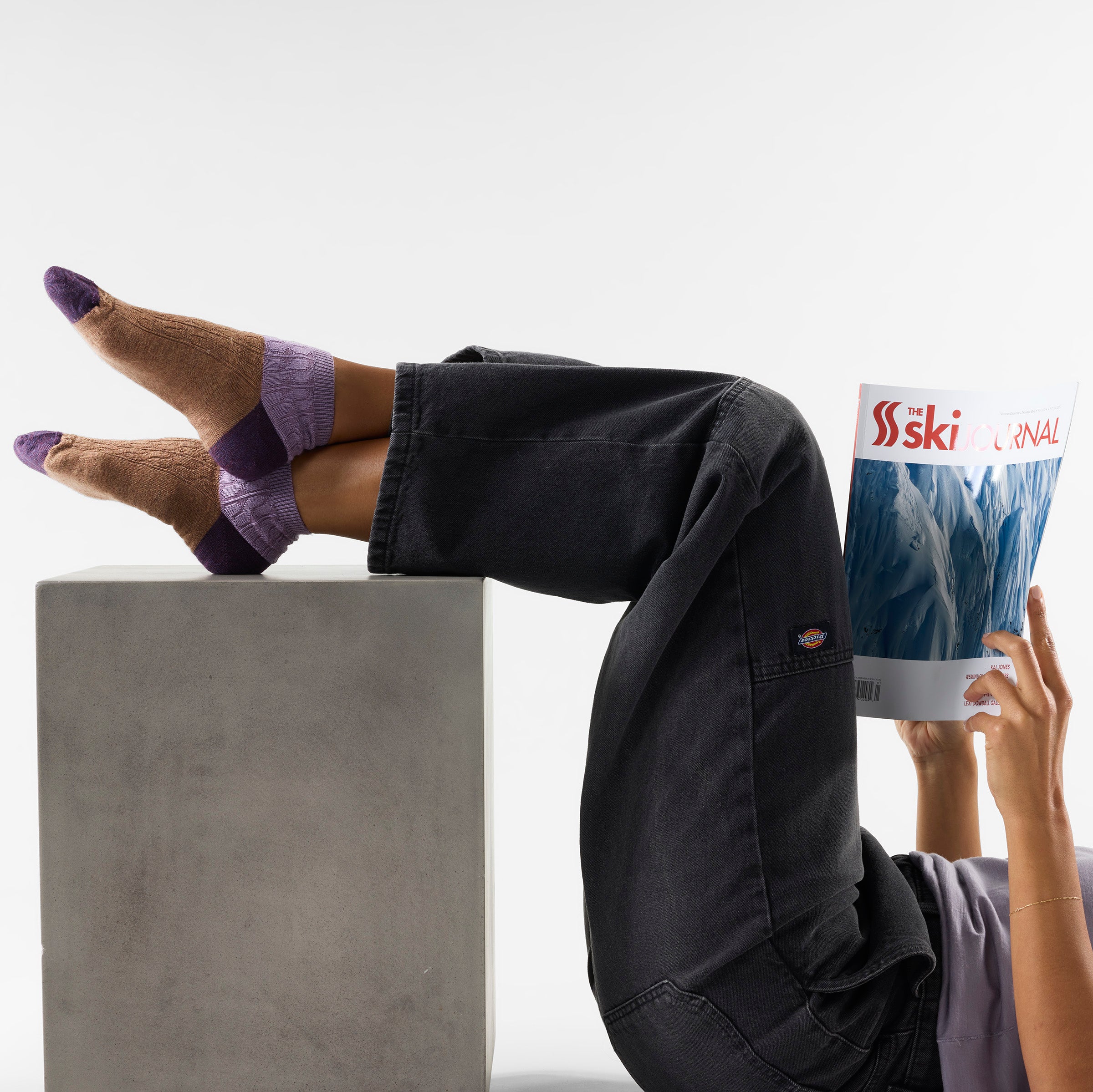 Women's Everyday Cable Ankle Socks - Image 2