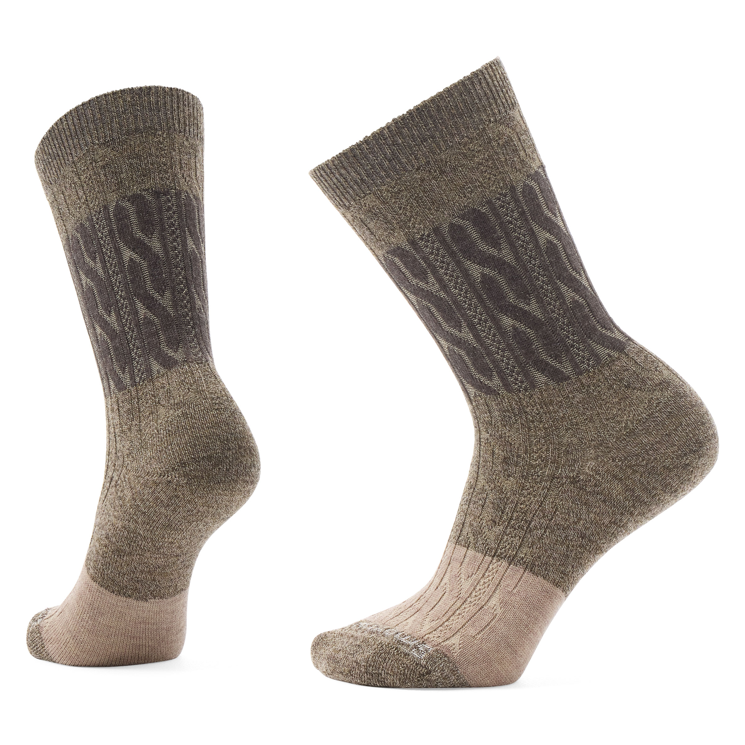 Women's Everyday Color Block Cable Crew Socks - Image 6
