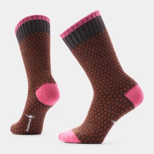 Women's Everyday Cozy Popcorn Polka Dot Crew Socks