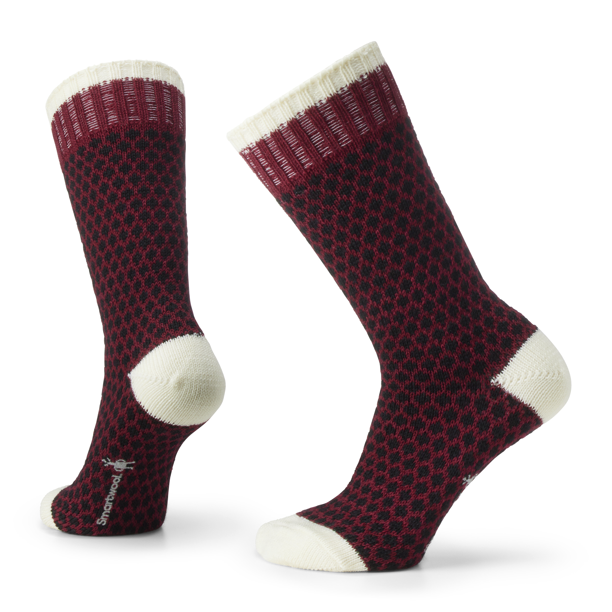 Women's Everyday Cozy Popcorn Polka Dot Crew Socks - Image 7