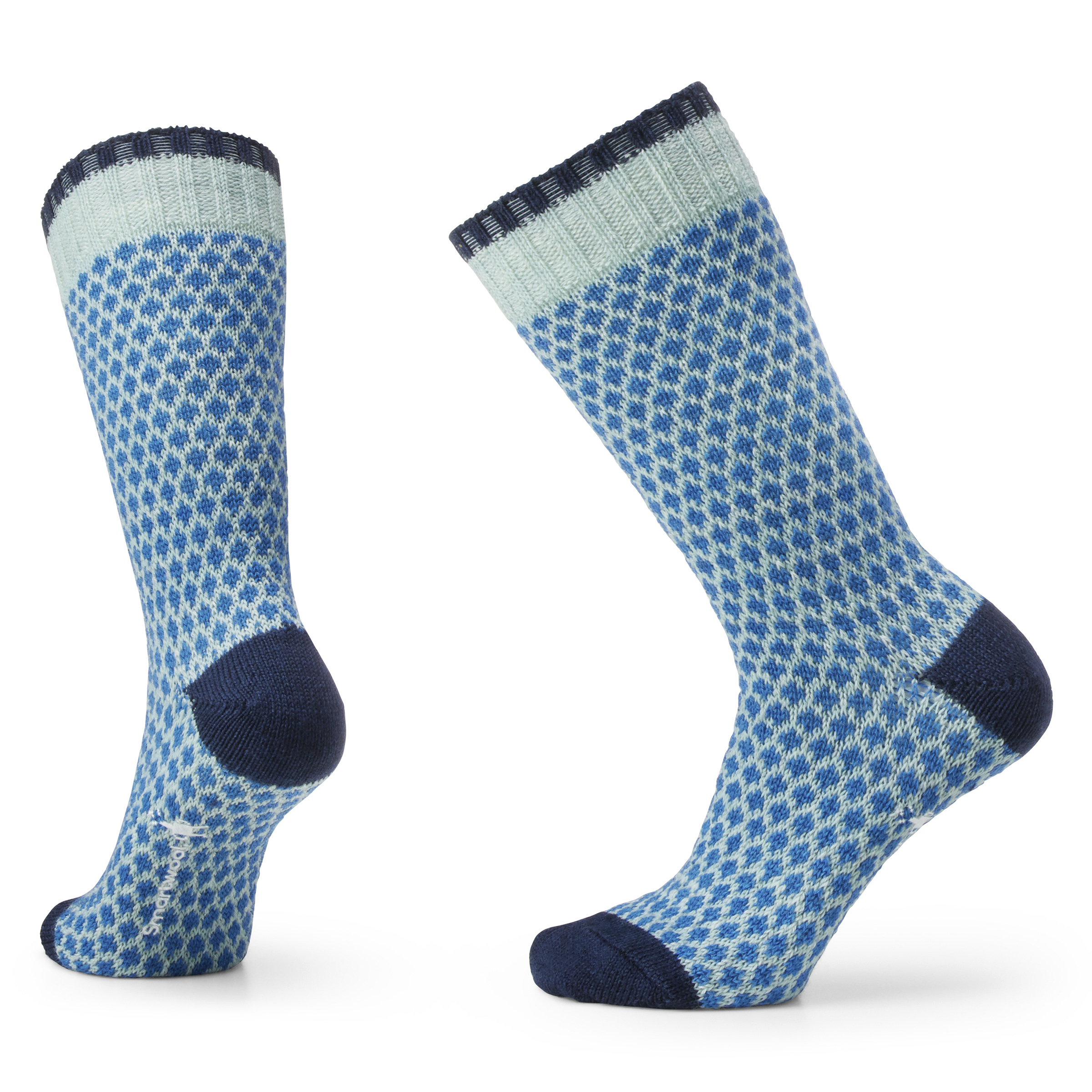 Women's Everyday Cozy Popcorn Polka Dot Crew Socks - Image 8