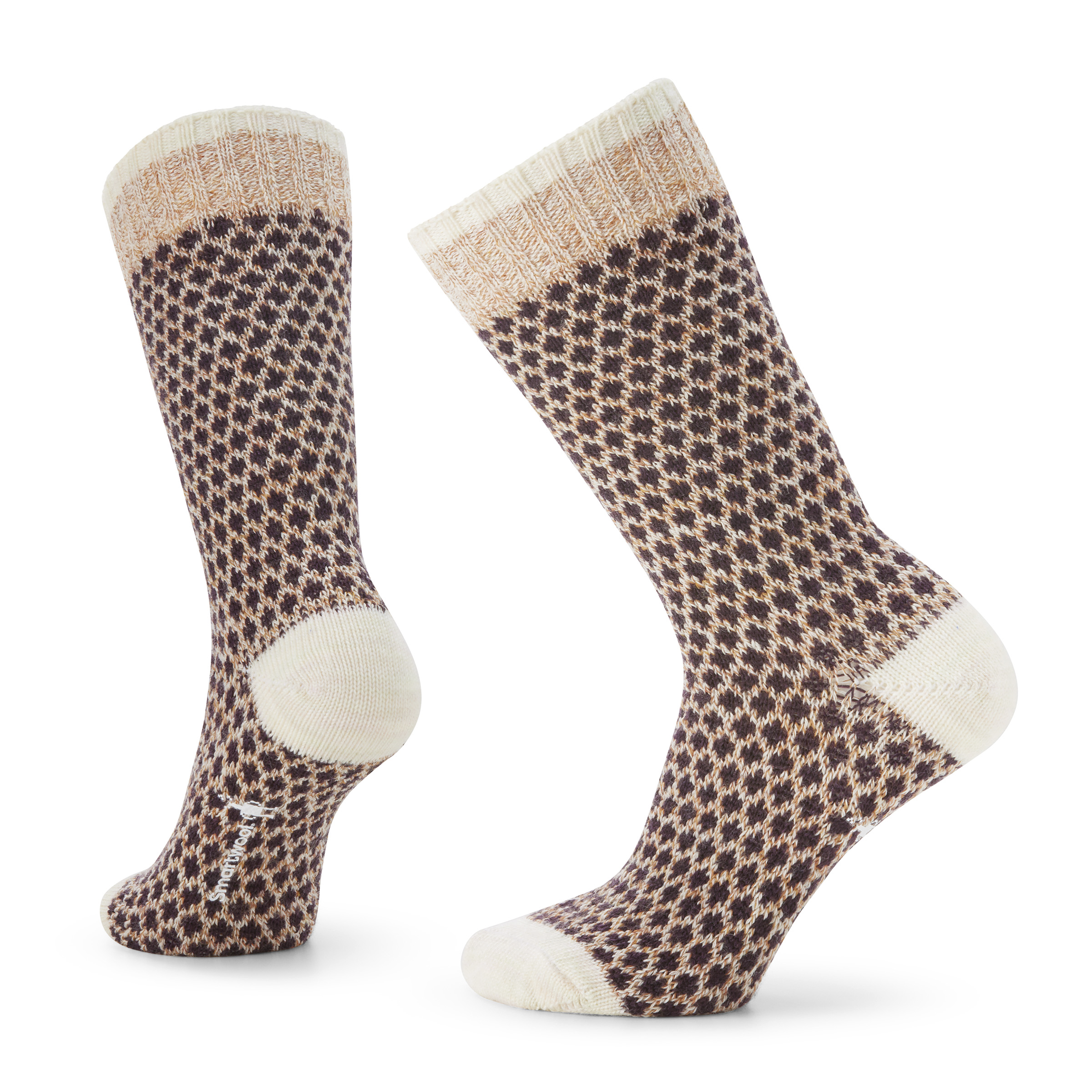 Women's Everyday Cozy Popcorn Polka Dot Crew Socks - Image 3