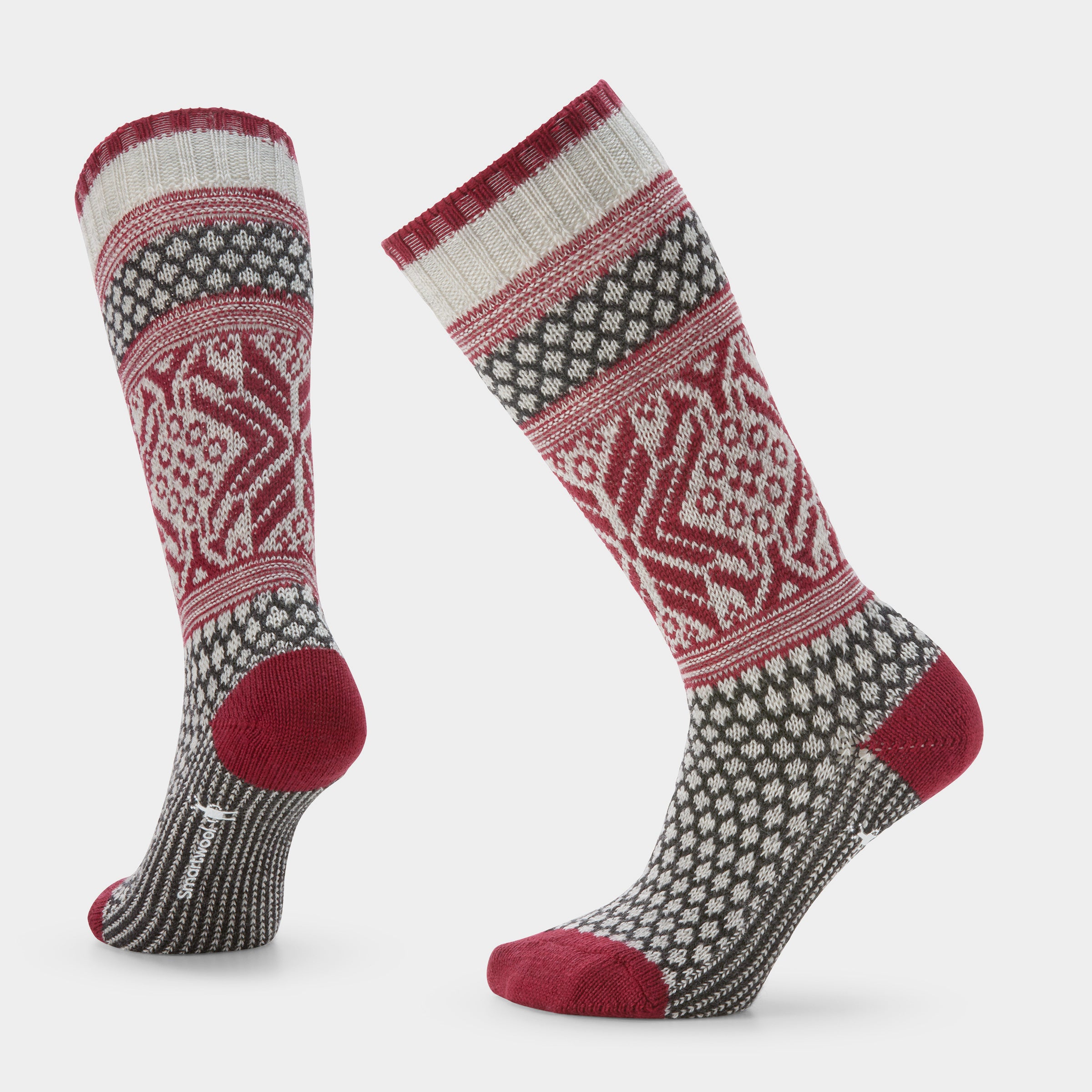 Women's Everyday Cozy Popcorn Snowflake Crew Socks - Image 13