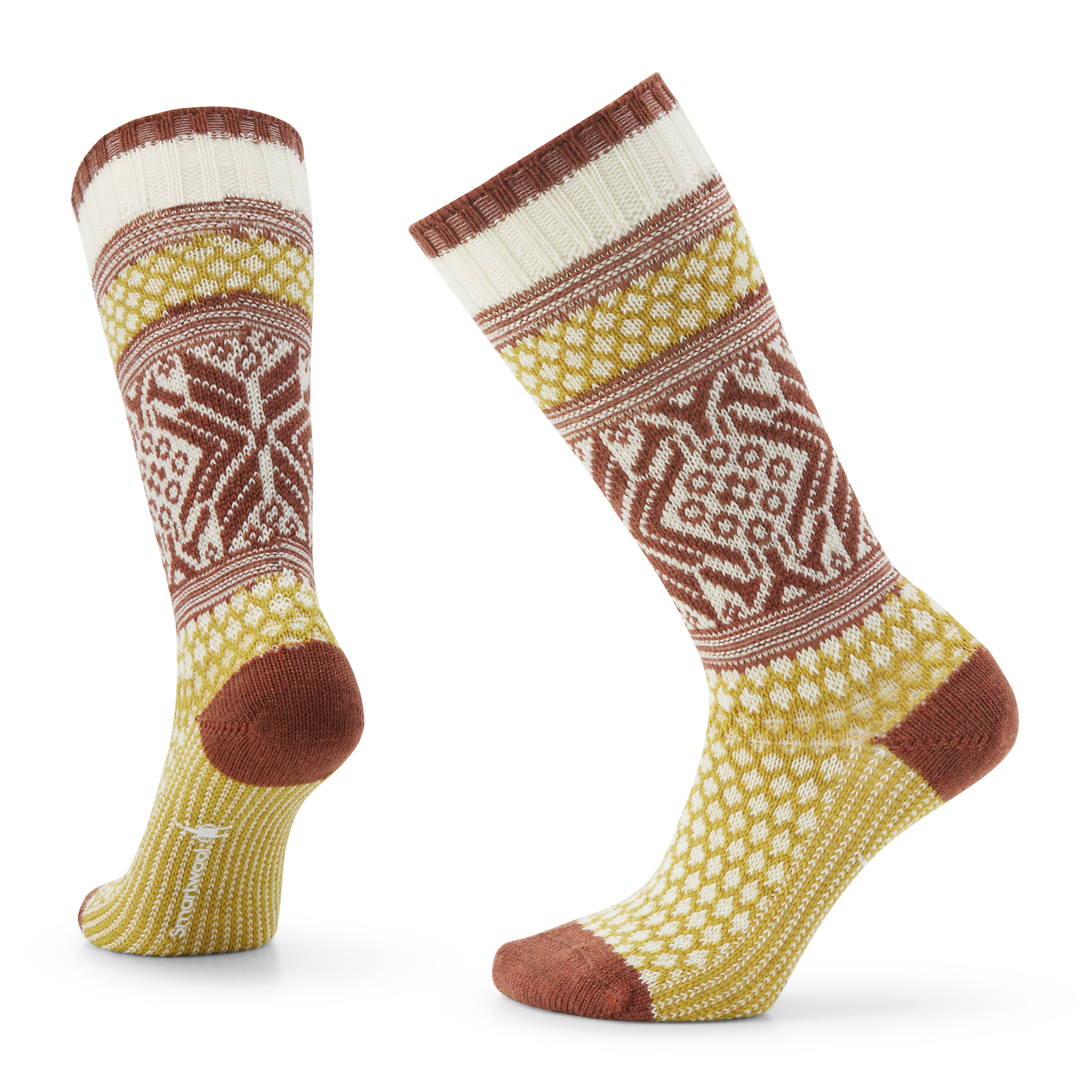 Women's Everyday Cozy Popcorn Snowflake Crew Socks - Image 10
