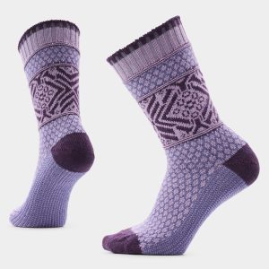 Women's Everyday Cozy Popcorn Snowflake Crew Socks