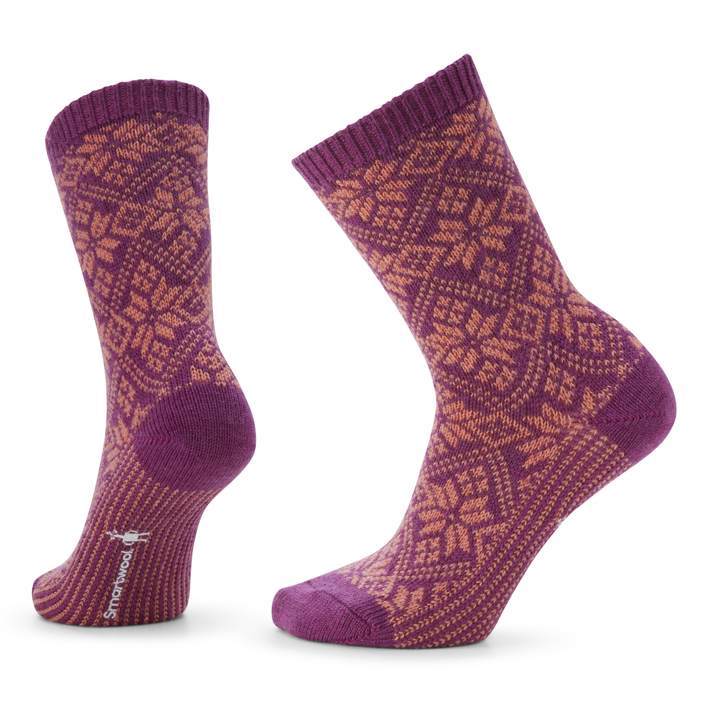 Women's Everyday Cozy Traditional Snowflake Crew Socks - Image 5