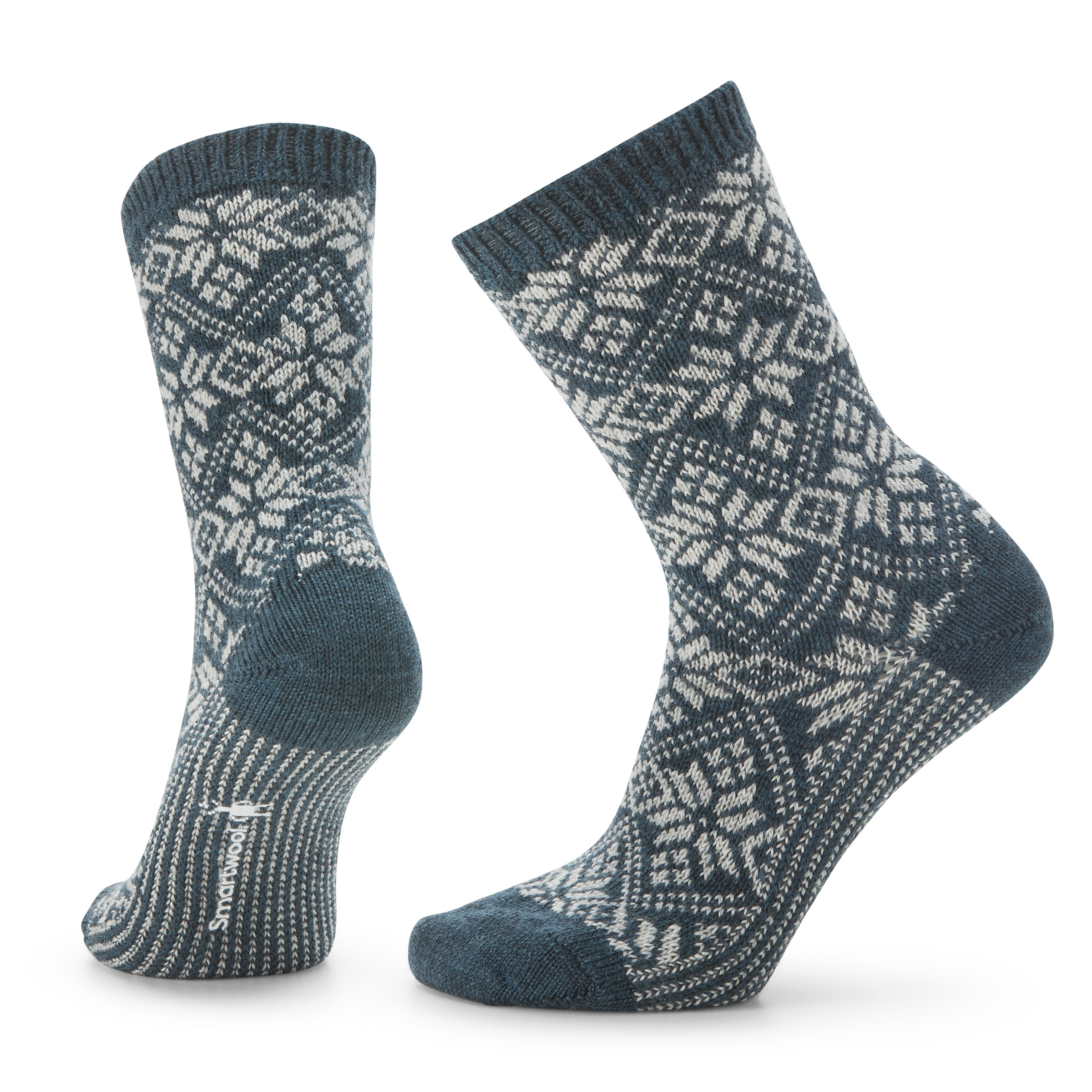 Women's Everyday Cozy Traditional Snowflake Crew Socks - Image 6