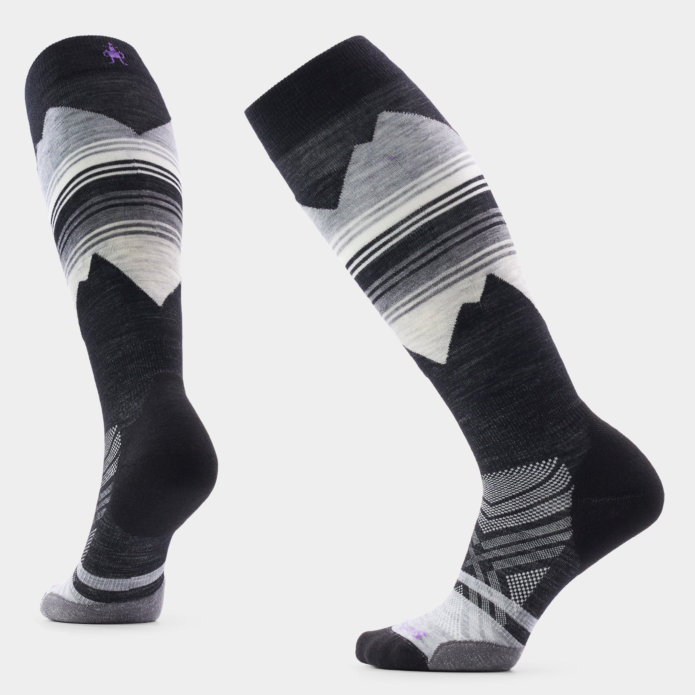 Women's Ski Pattern Over The Calf Socks