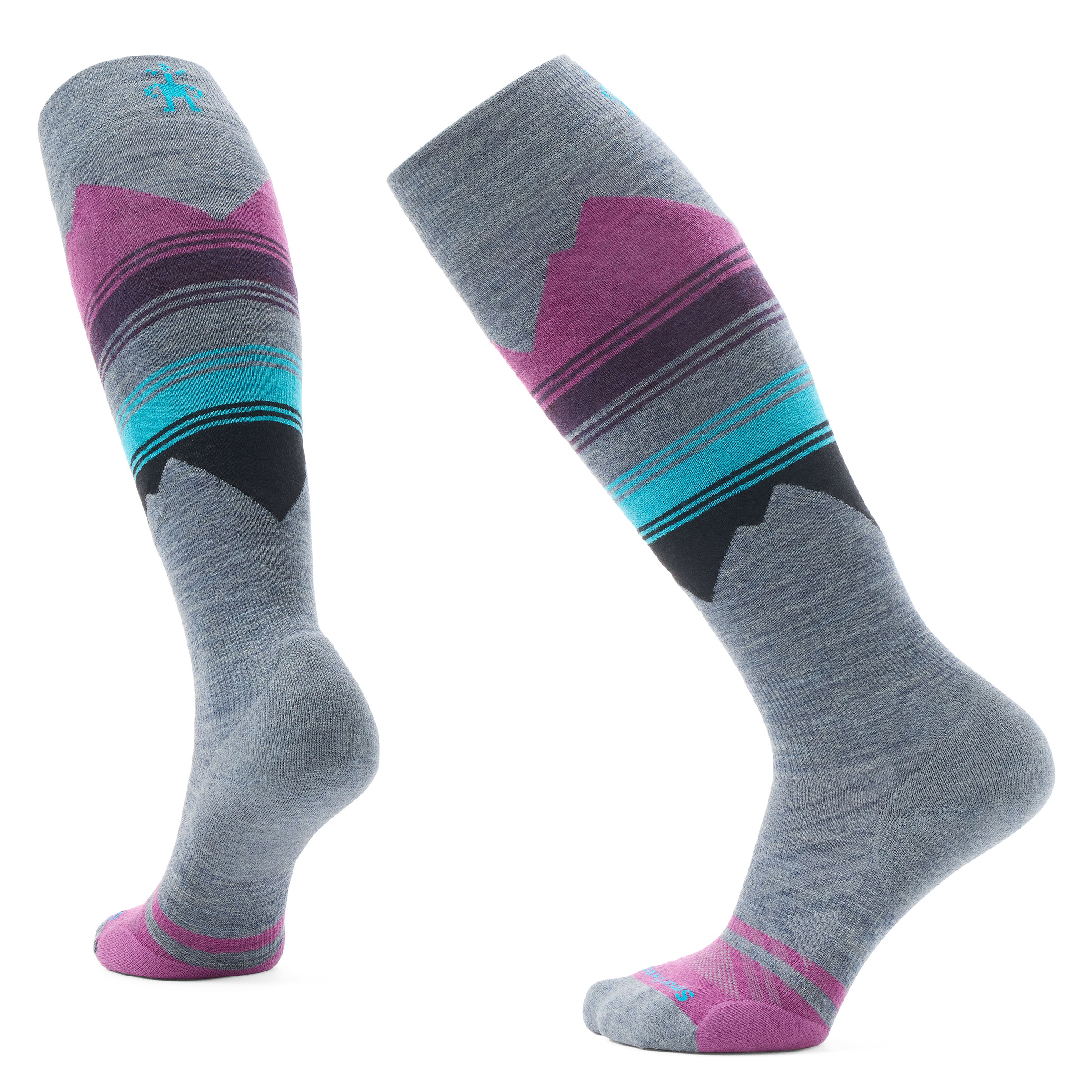 Women's Ski Pattern Over The Calf Socks - Image 11