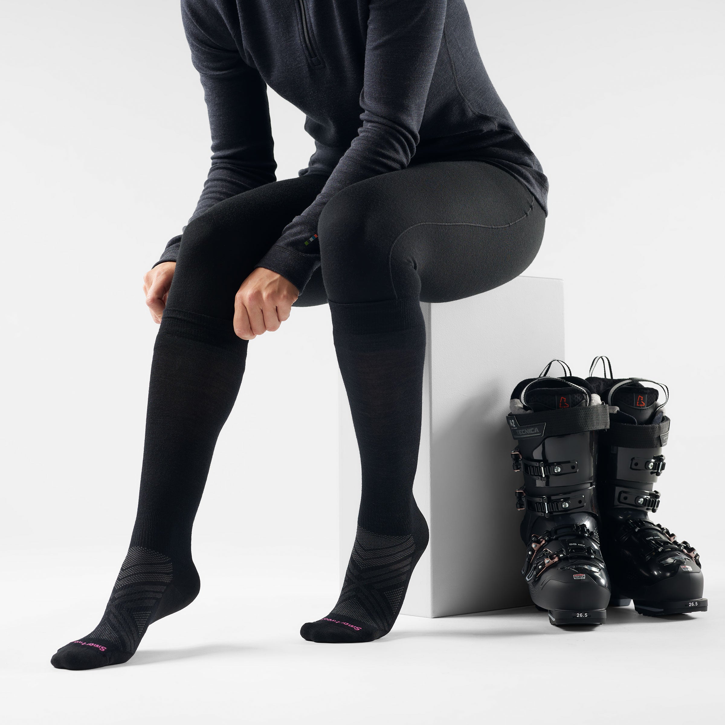 Women's Ski Over The Calf Socks - Image 7