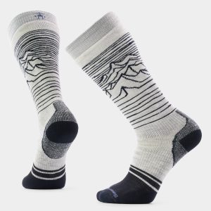 Snowboard Iguchi Pattern Over The Calf Socks