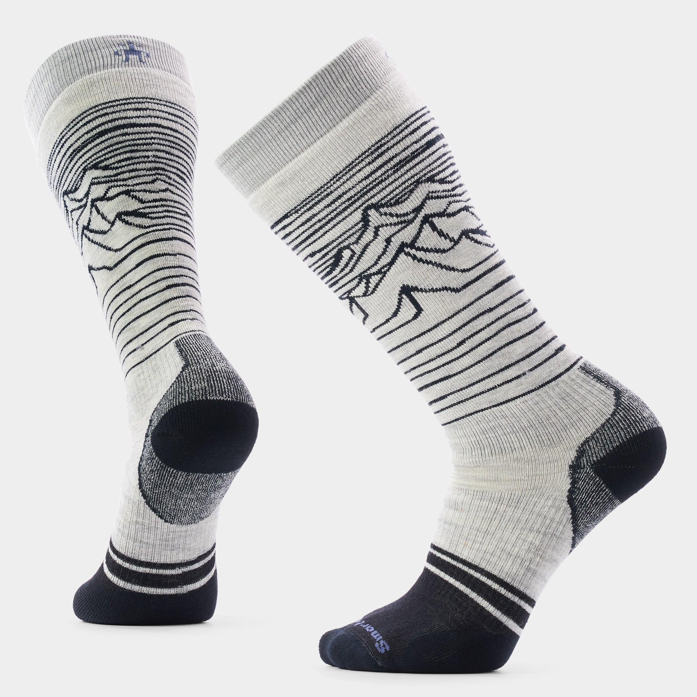 Snowboard Iguchi Pattern Over The Calf Socks
