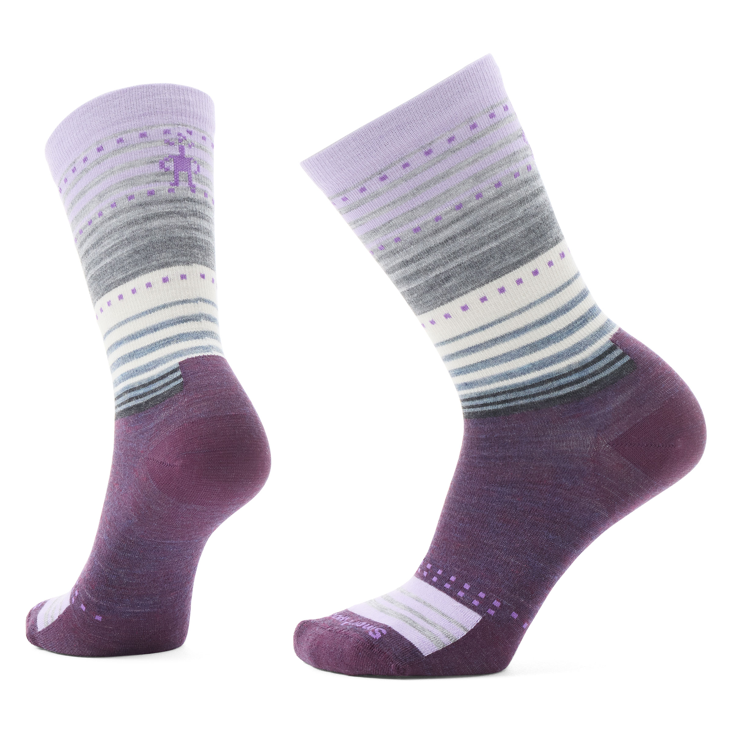 Women's Everyday Stitch Stripe Crew Socks - Image 15