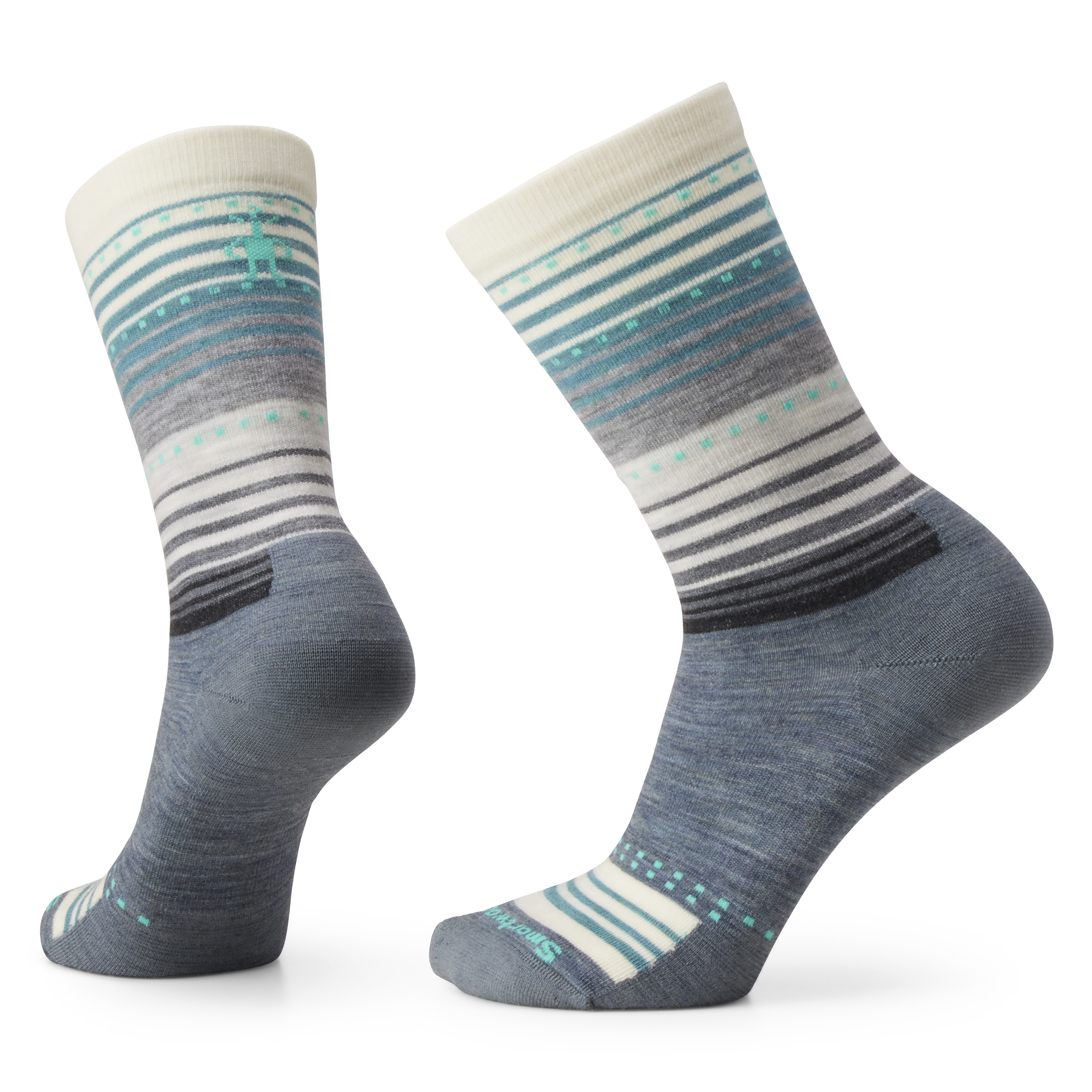 Women's Everyday Stitch Stripe Crew Socks - Image 10