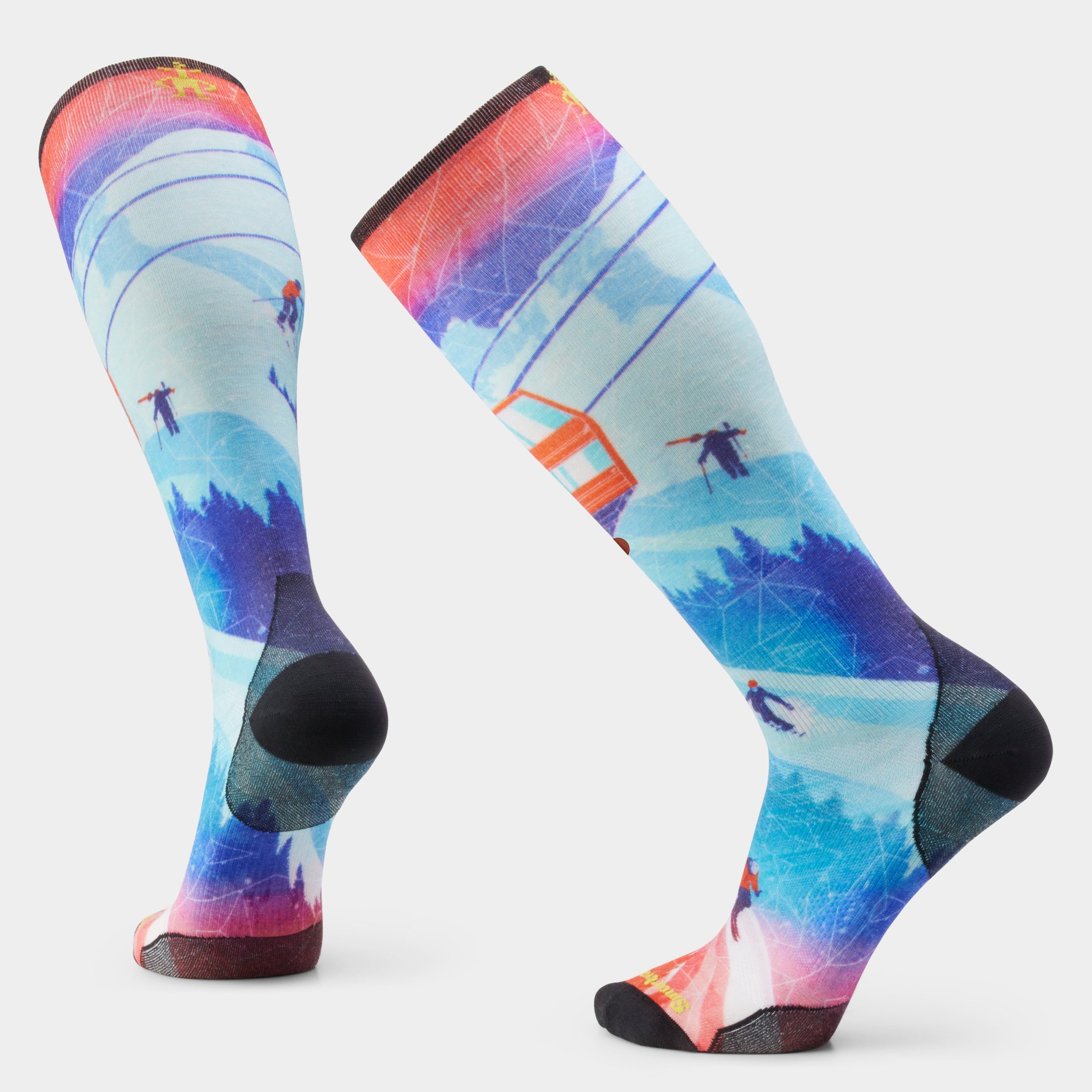 Ski Ski Day Print Over The Calf Socks - Image 3
