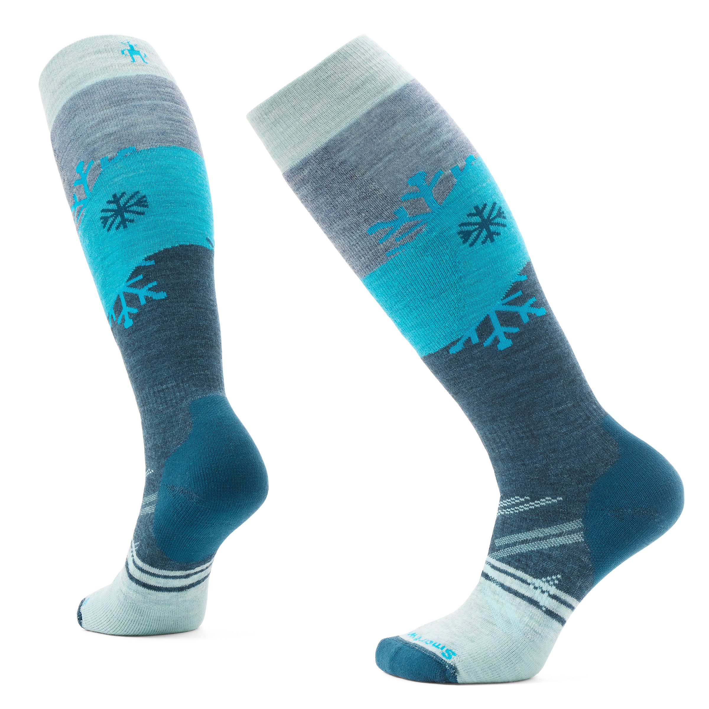 Women's Ski Snowpocalypse Pattern Over The Calf Socks - Image 5