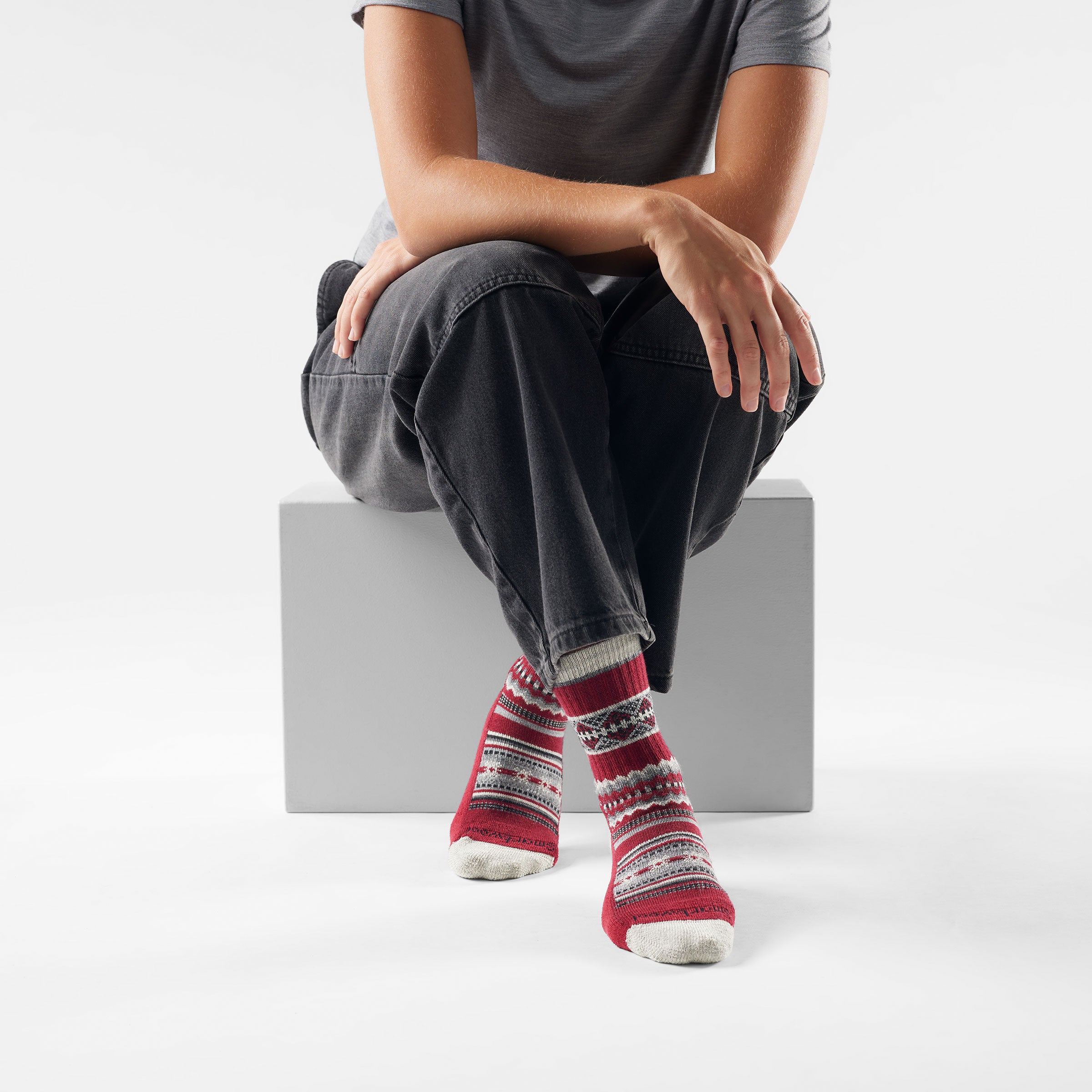 Women's Everyday Cozy Snowed In Sweater Crew Socks - Image 2