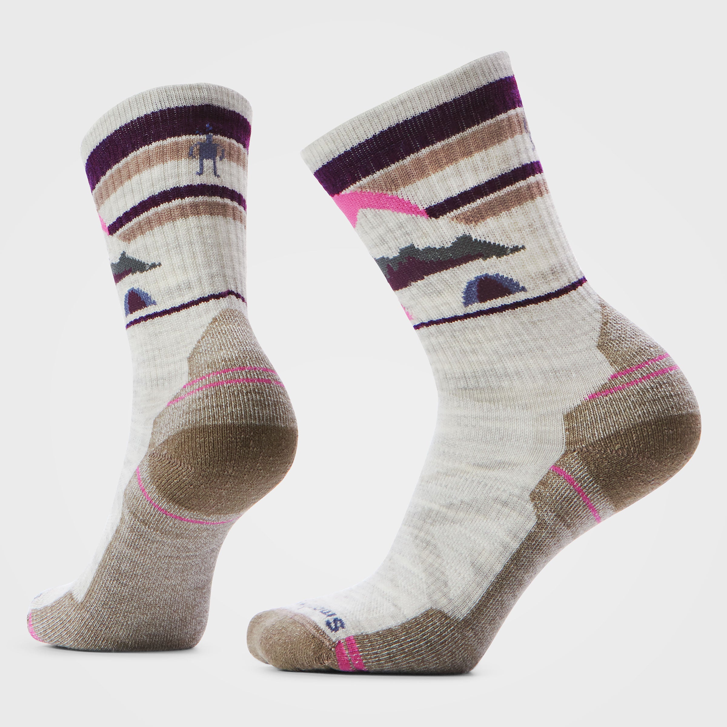 Women's Hike Mountain Moon Crew Socks - Image 11