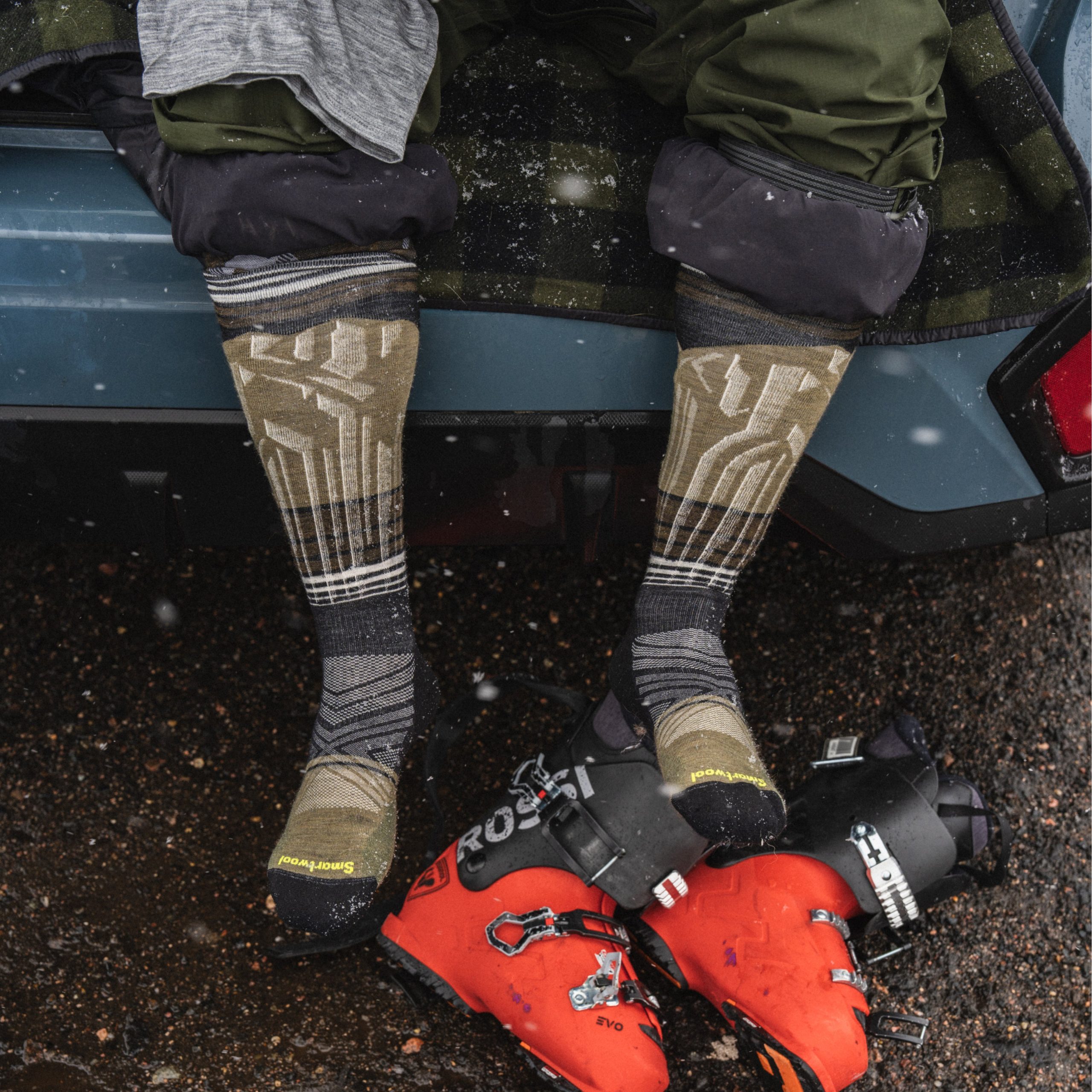 Ski Summit Shot Over The Calf Socks - Image 9