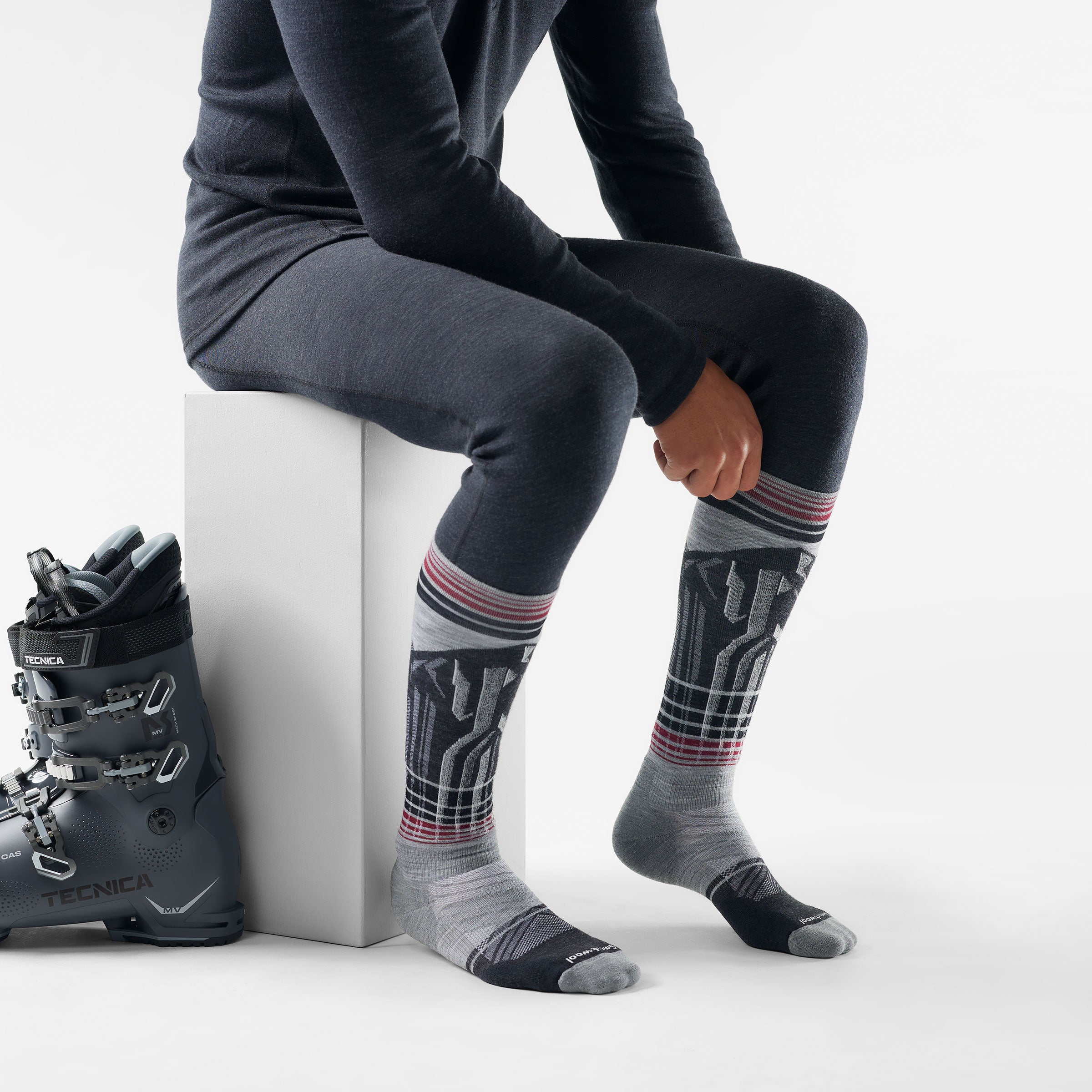 Ski Summit Shot Over The Calf Socks - Image 2