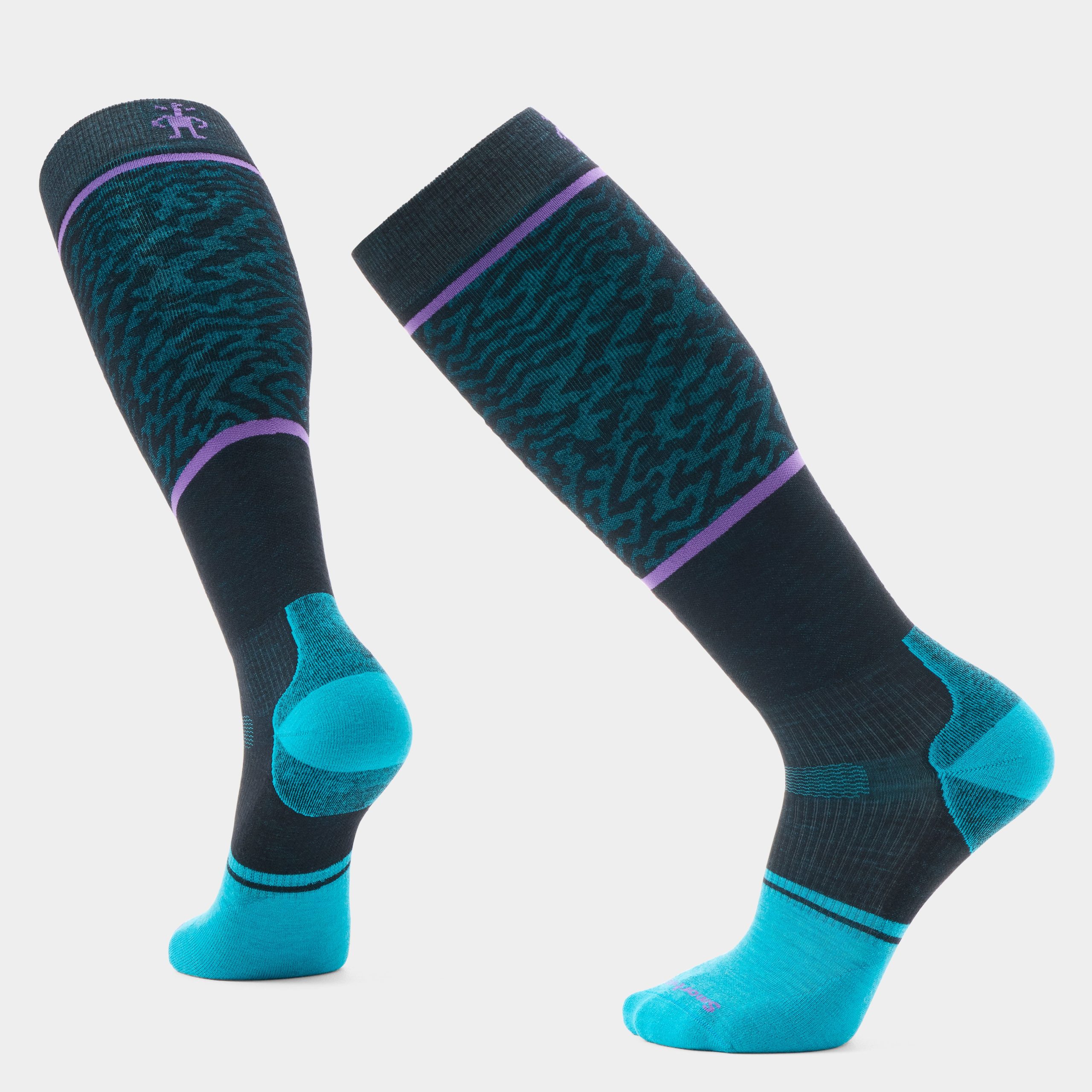 Snowboard Retro Line Over The Calf Socks - Image 3