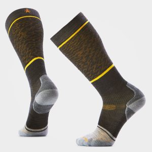 Snowboard Retro Line Over The Calf Socks
