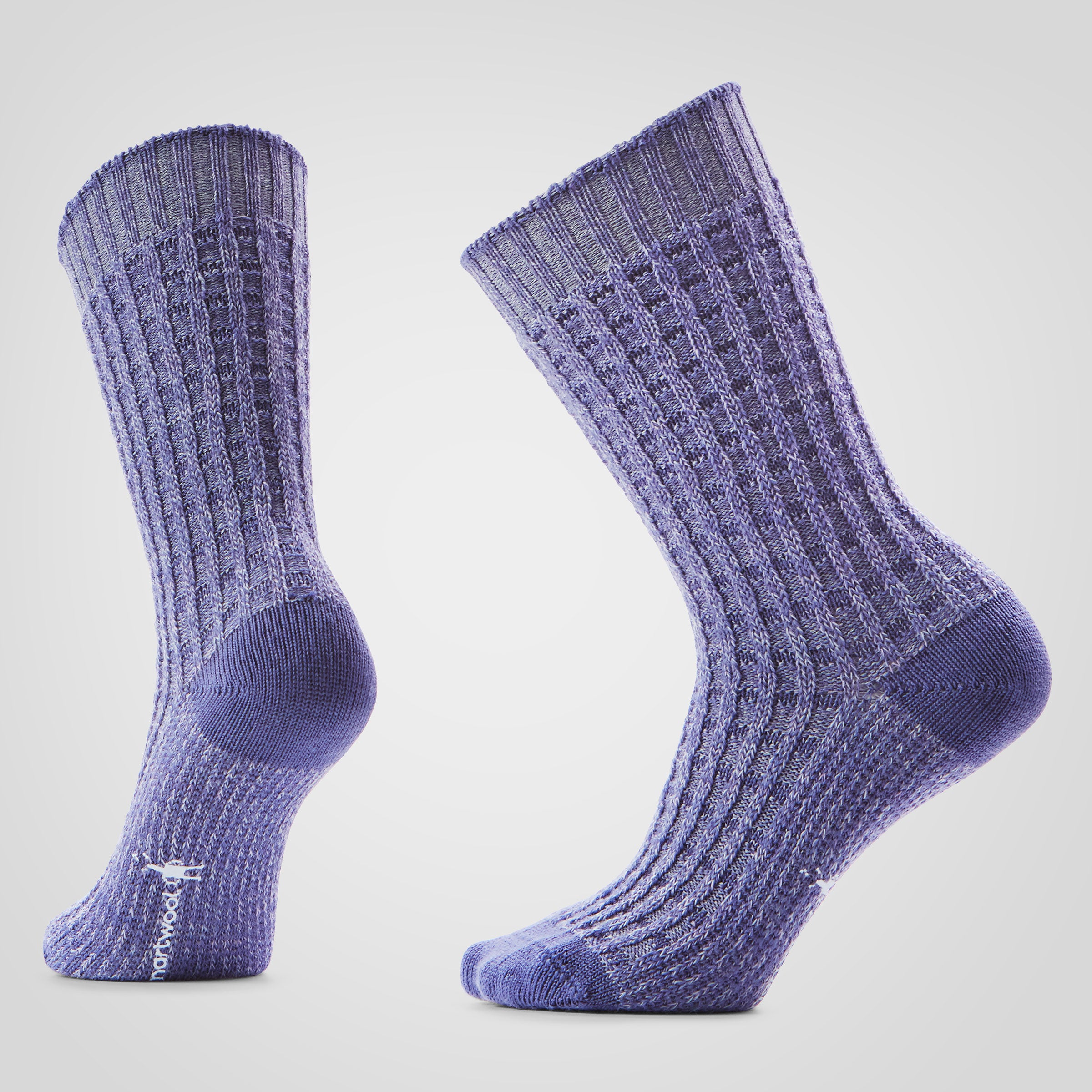 Women's Everyday Cozy Waffle Press Crew Socks - Image 9