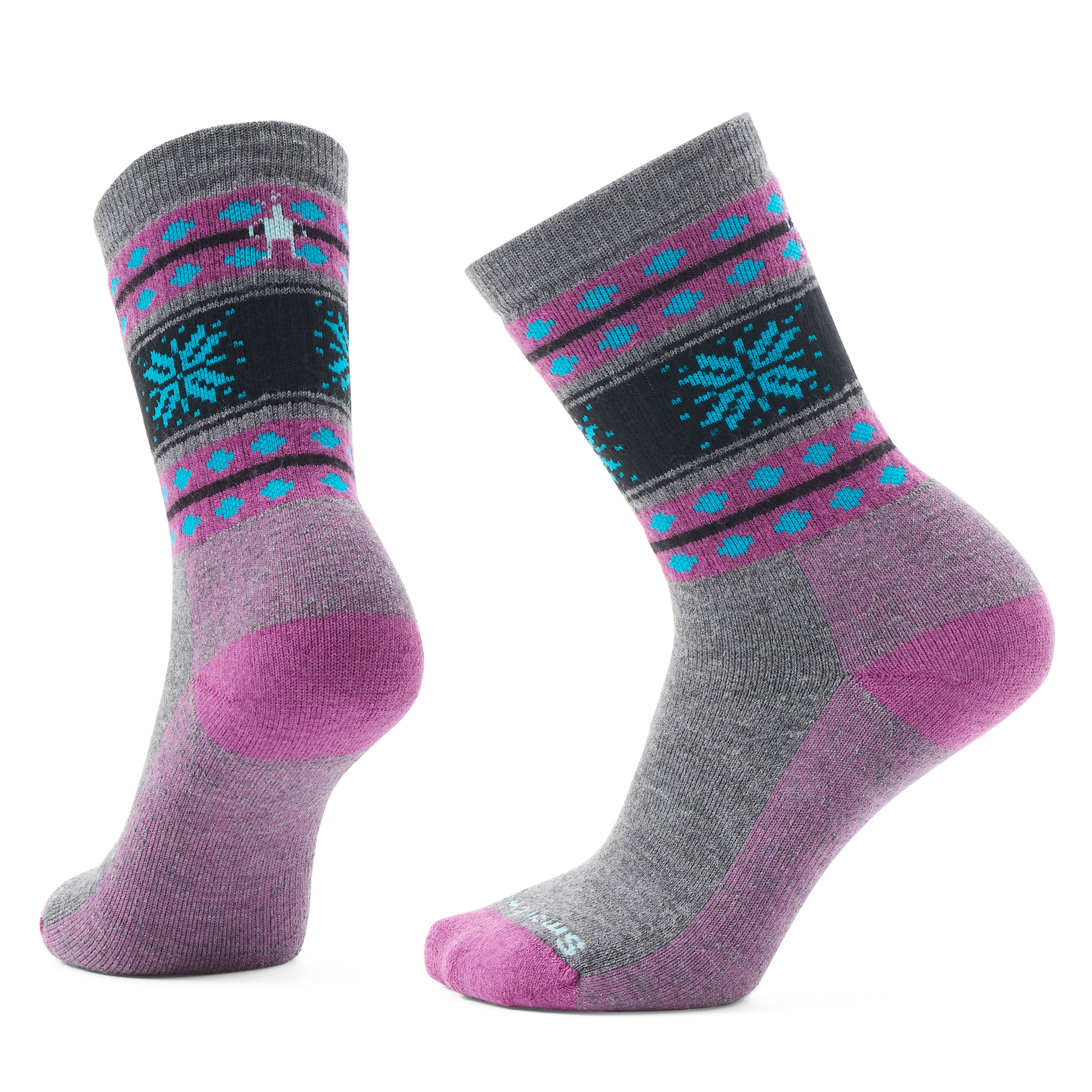 Women's Everyday Cozy Snowflake Dream Crew Socks - Image 3