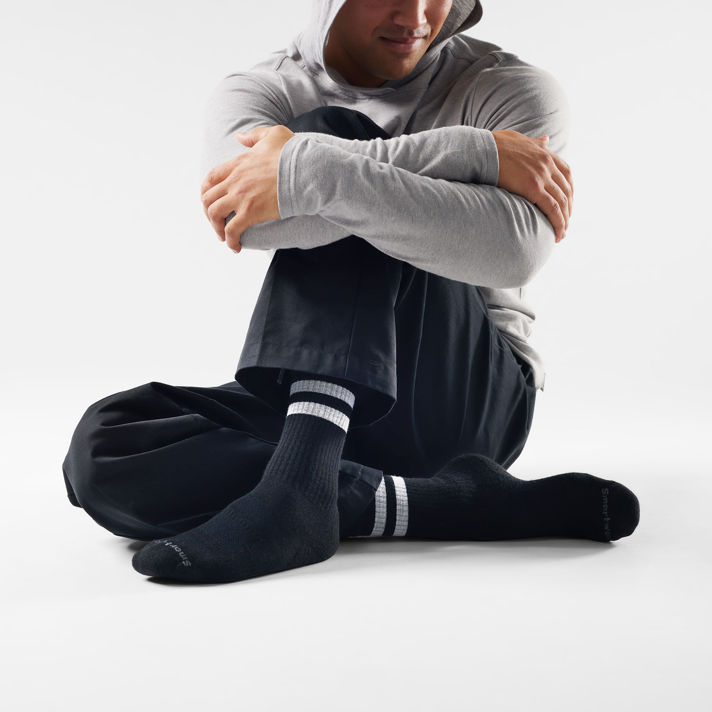 Everyday Athletic Striped Crew Socks - Image 2