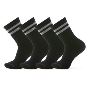 Everyday Athletic Striped Crew Socks 4-Pack