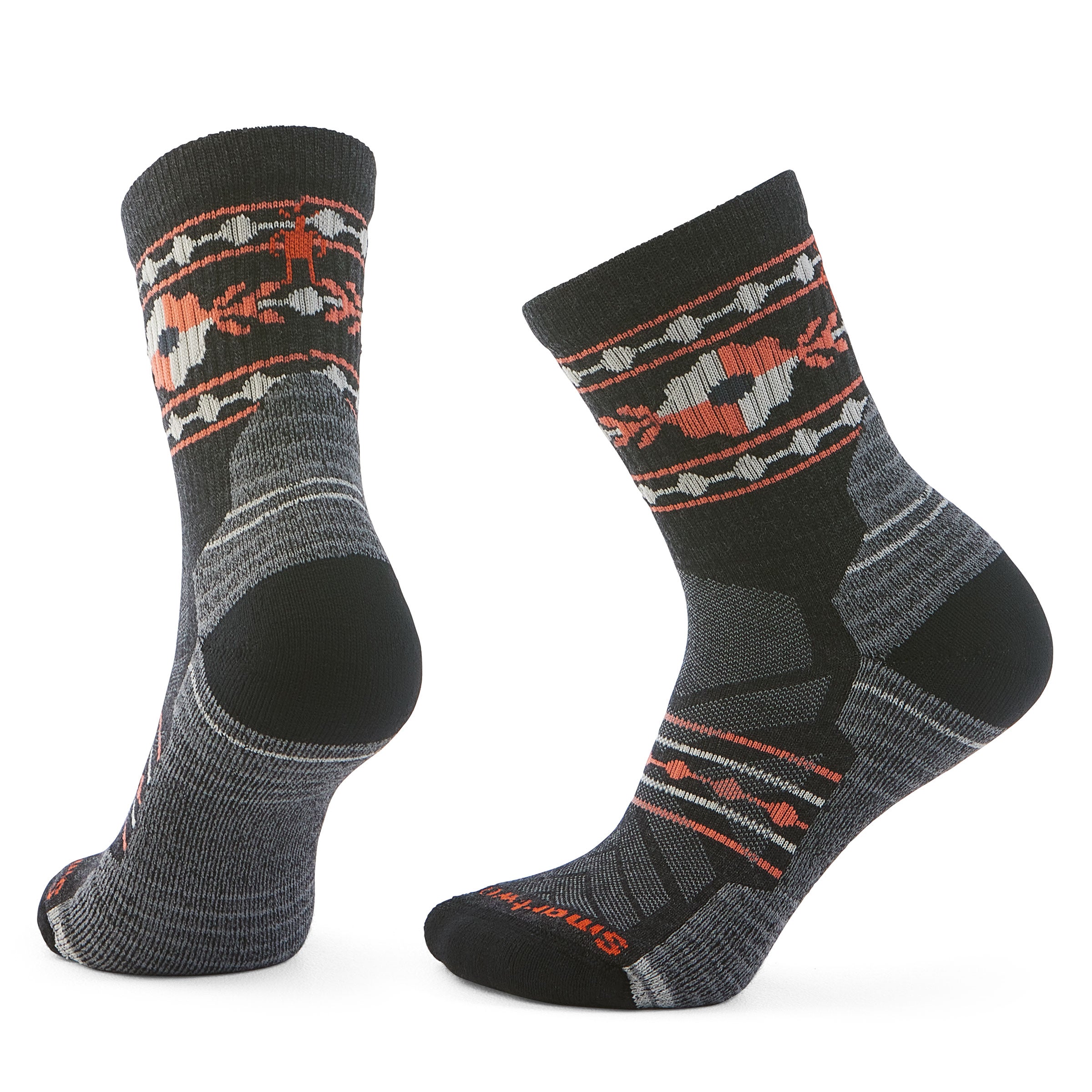 Women's Hike Retro Floral Mid Crew Socks - Image 5