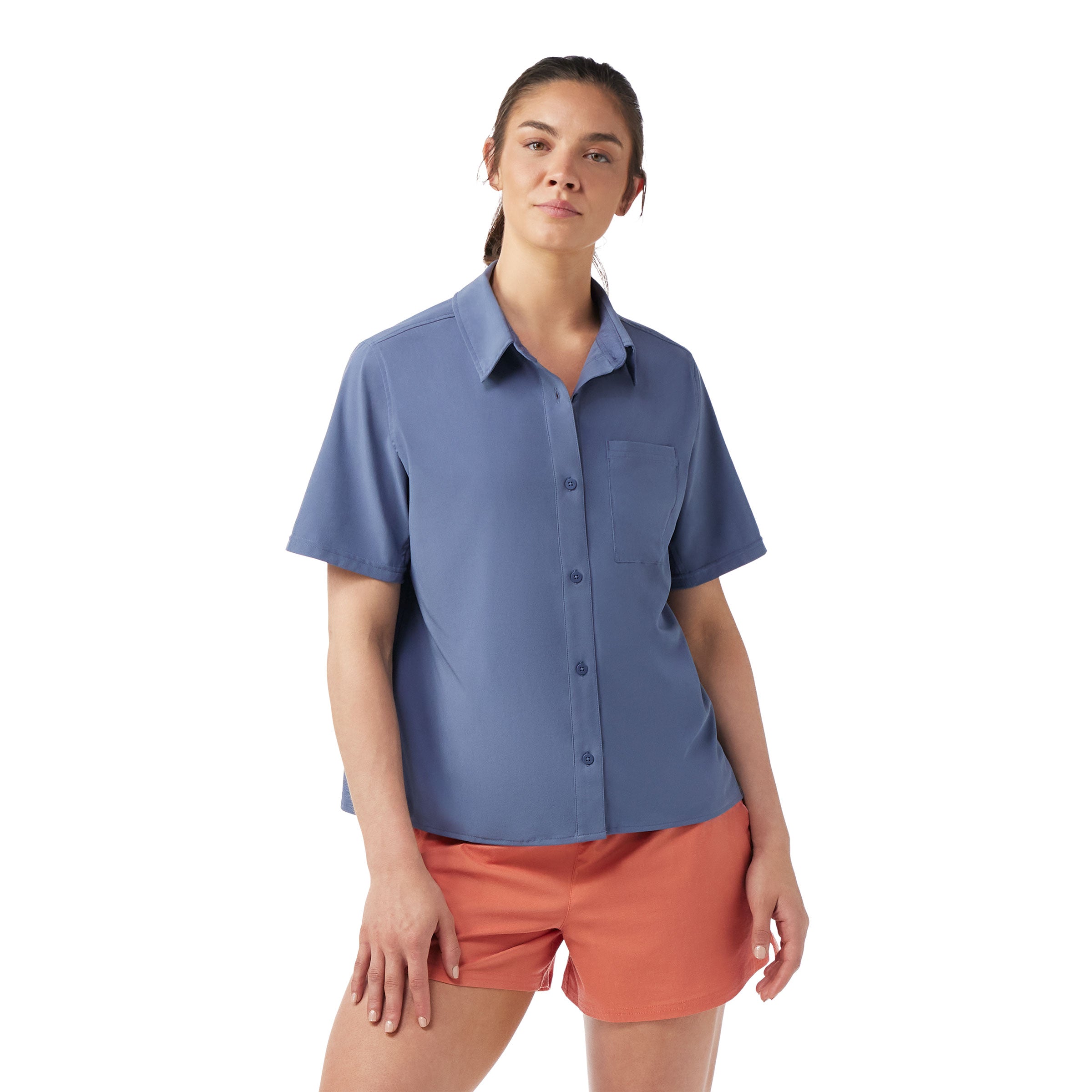 Women's Everyday Short Sleeve Button Down - Image 17