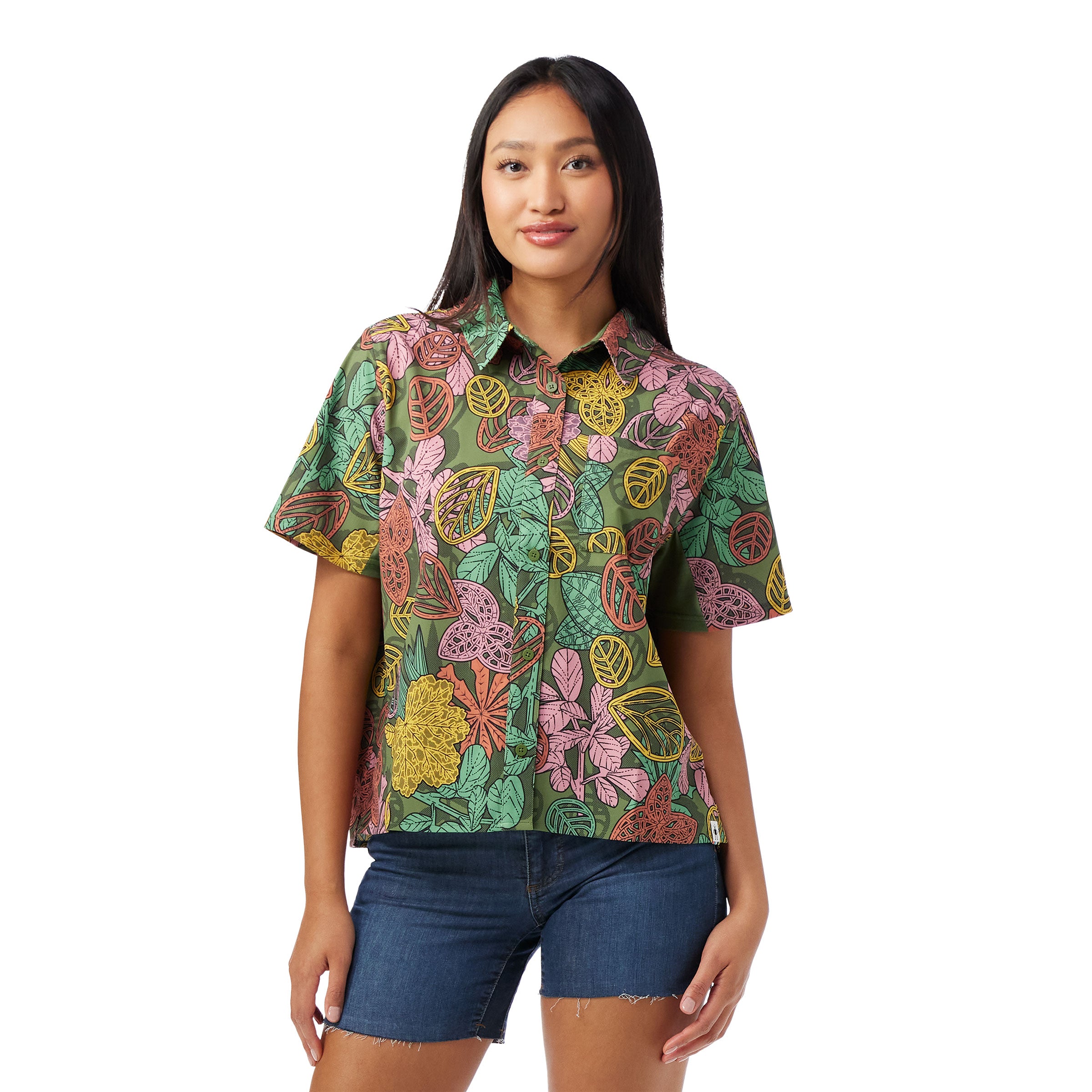 Women's Everyday Short Sleeve Button Down - Image 12