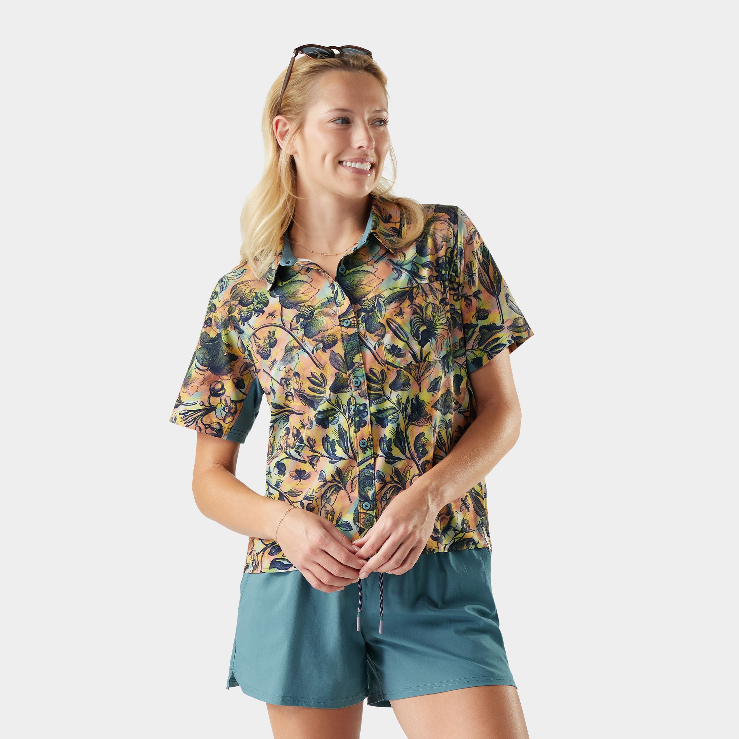 Women's Everyday Short Sleeve Button Down