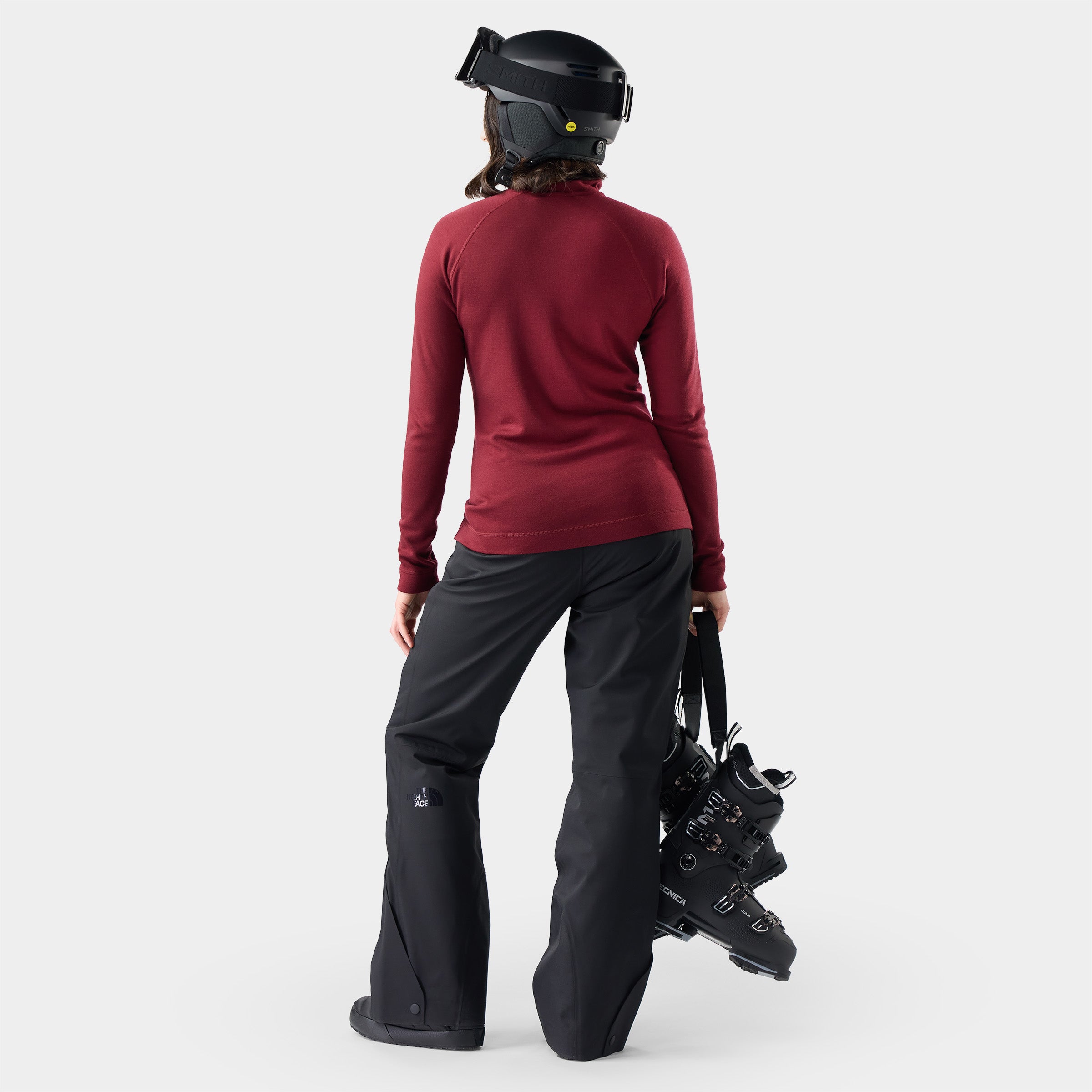 Women's Classic Thermal Merino Base Layer 1/4 Zip - Image 2