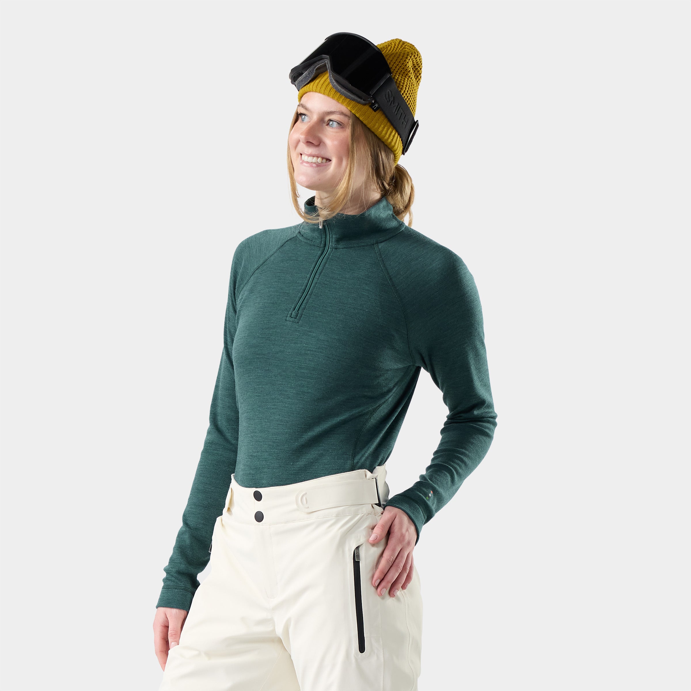 Women's Classic Thermal Merino Base Layer 1/4 Zip - Image 16
