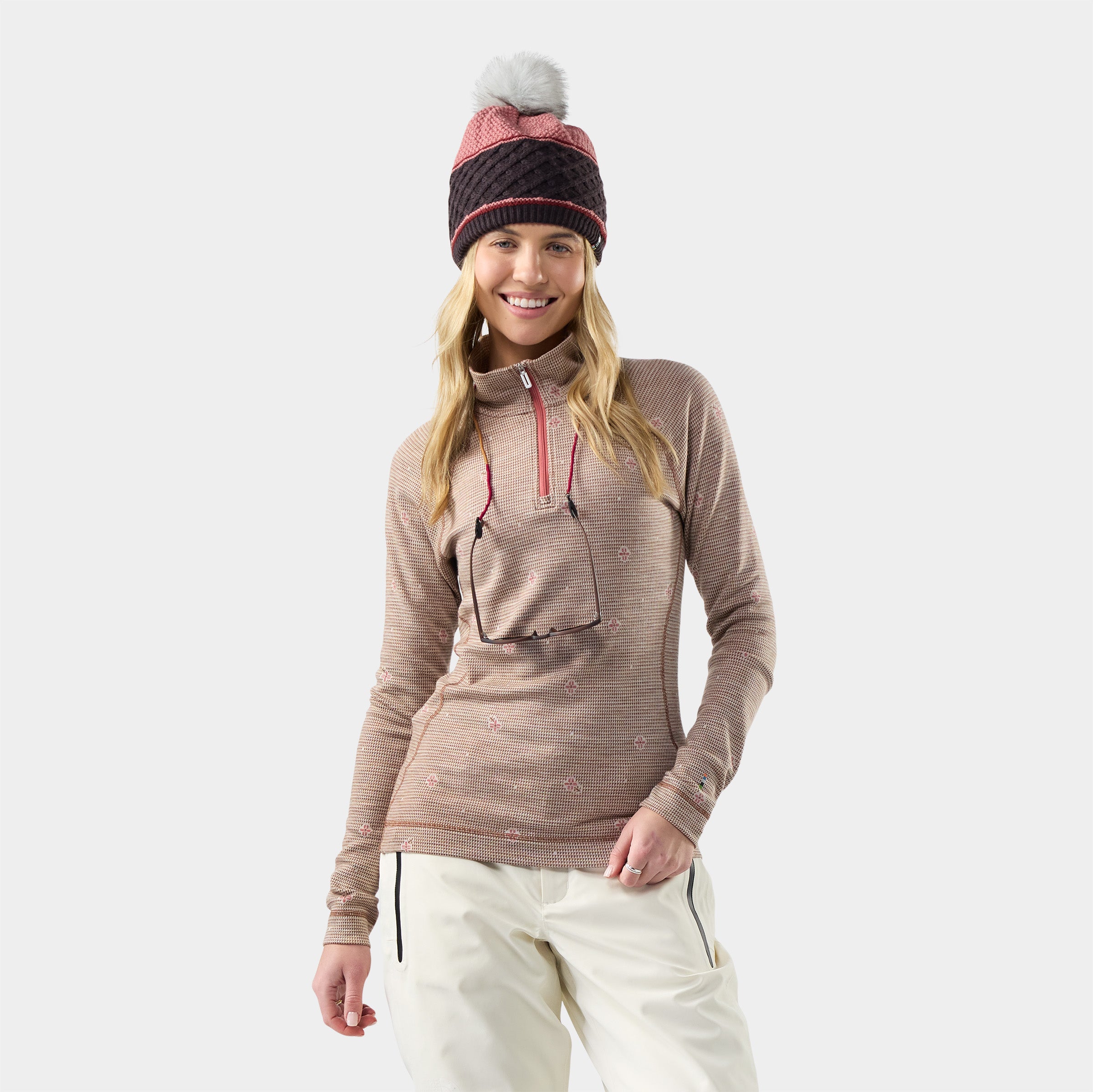 Women's Classic Thermal Merino Base Layer 1/4 Zip - Image 10