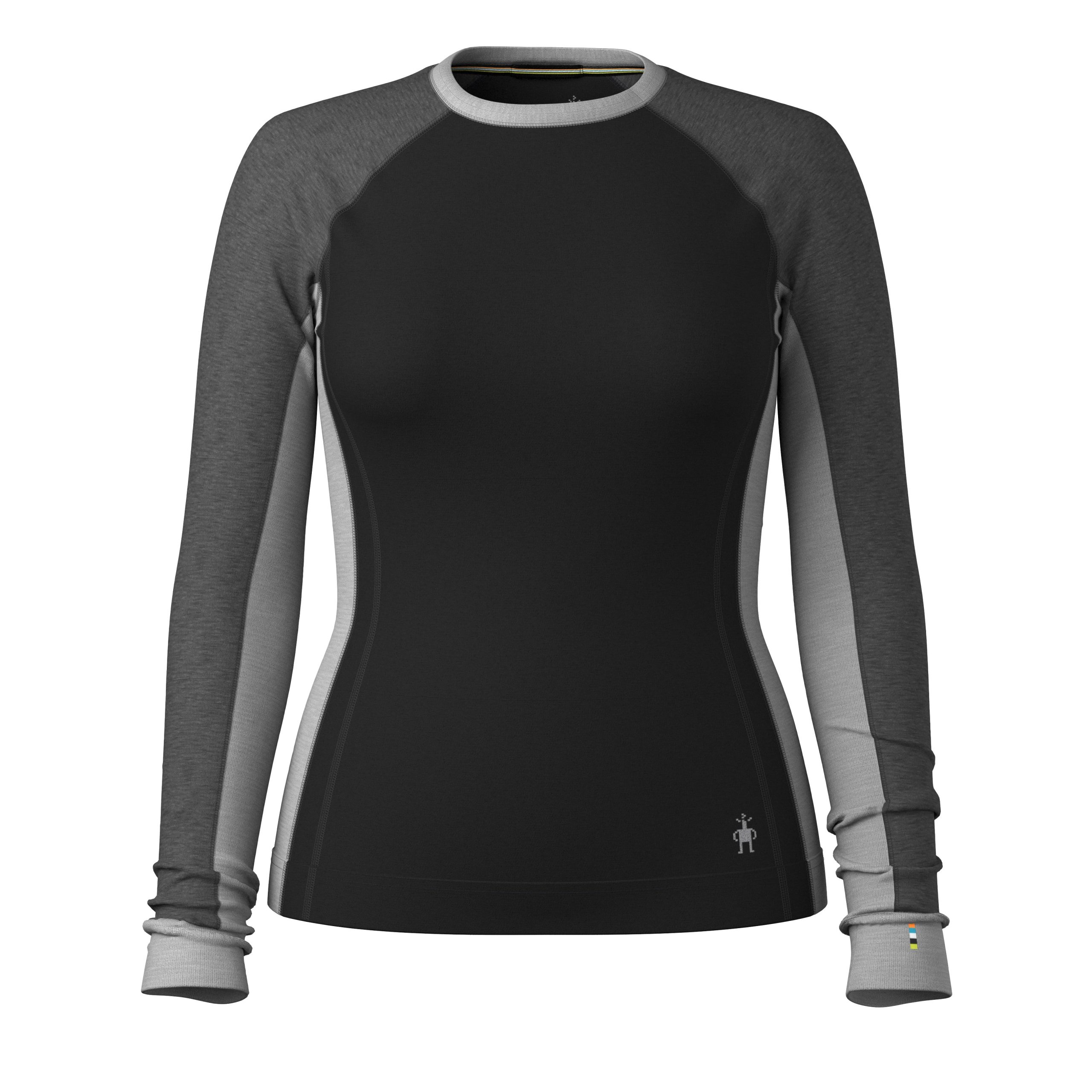 Women's Classic Thermal Merino Base Layer Colorblock Crew - Image 10