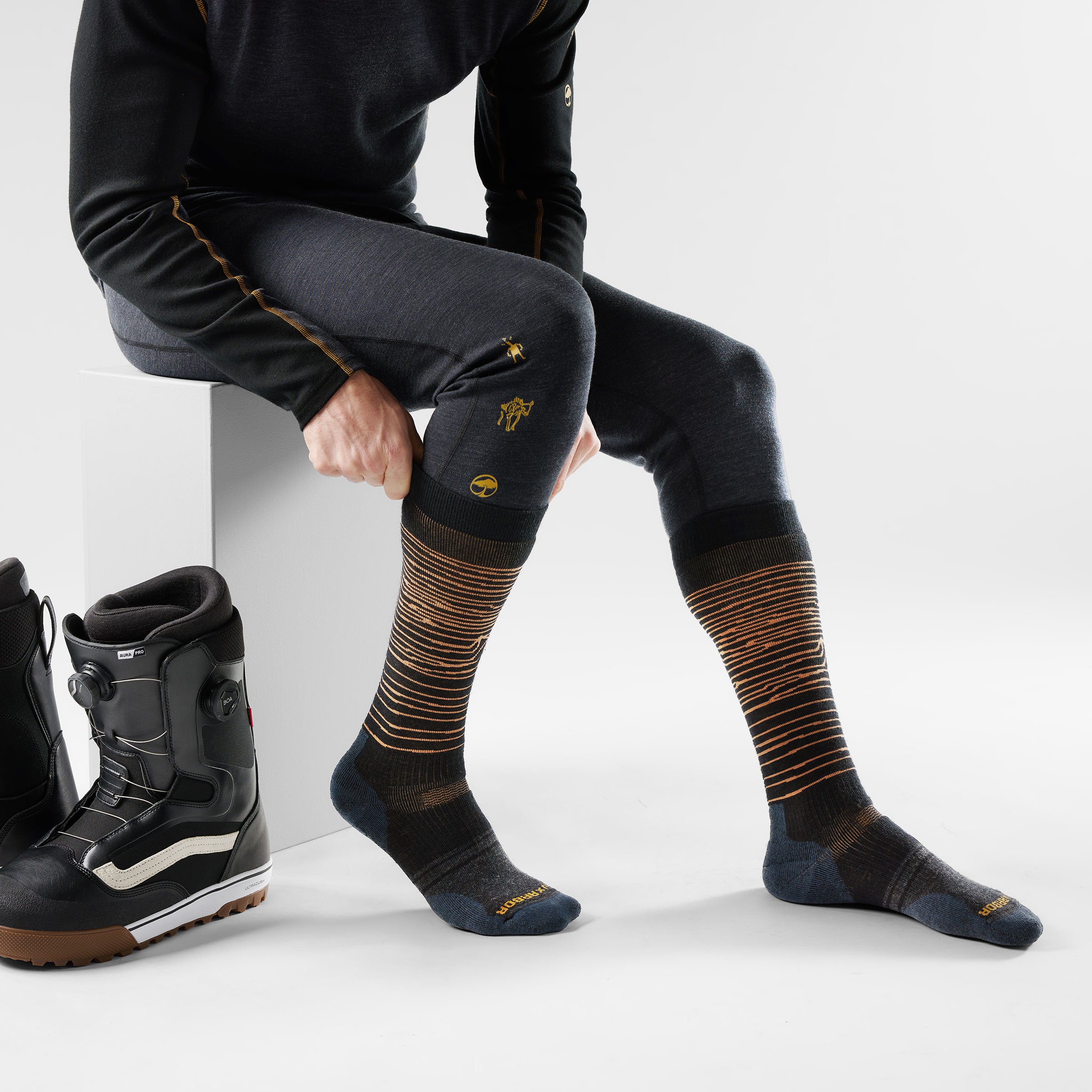 Snowboard Iguchi x Arbor Over The Calf Socks - Image 2
